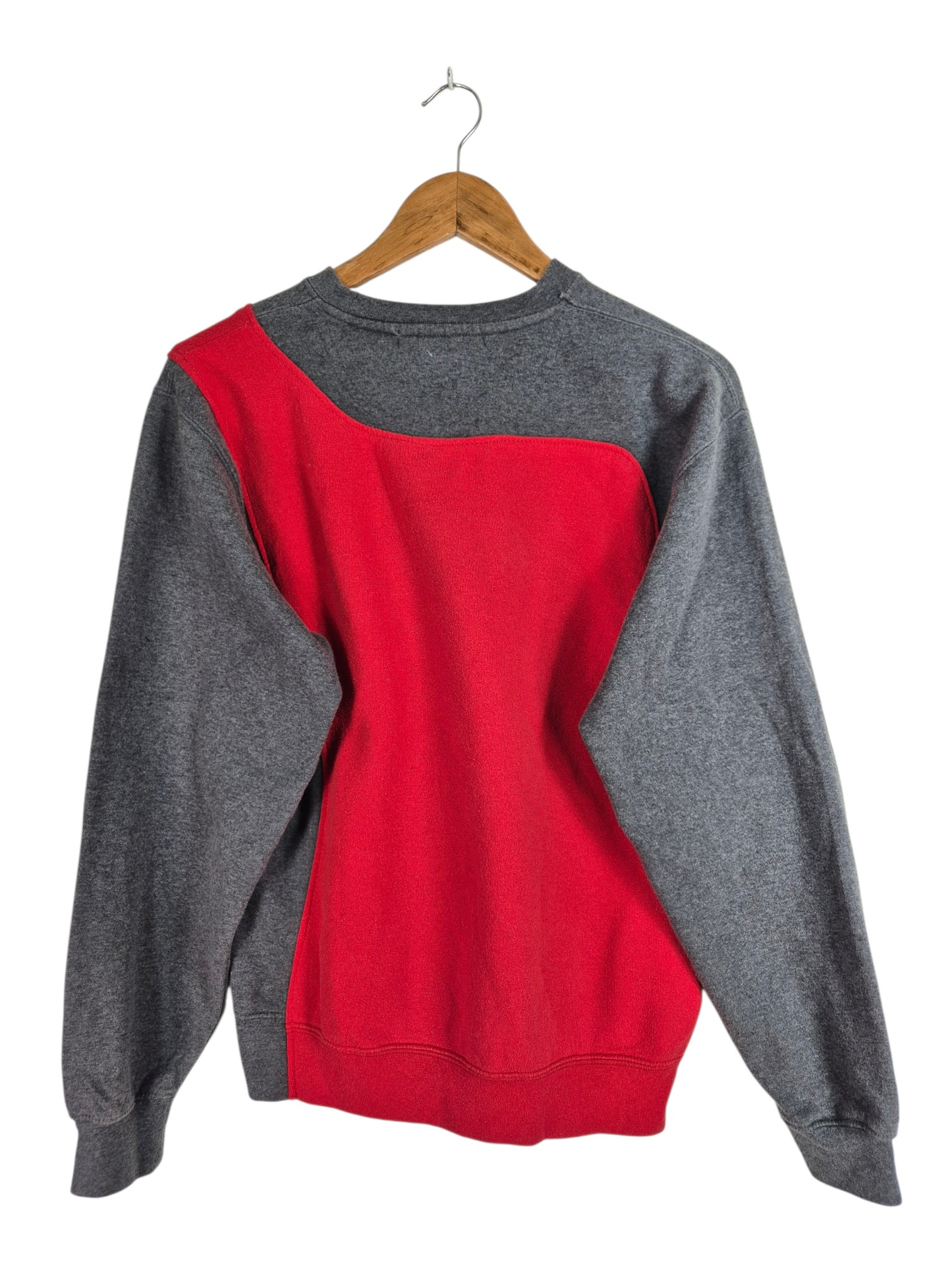 Nike big Swoosh sweater S grijs dames