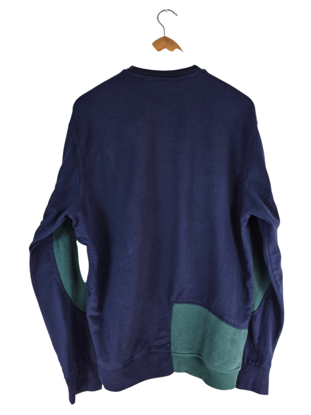 Adidas Front Logo Rework Sweater Heren | Blauw | Maat L