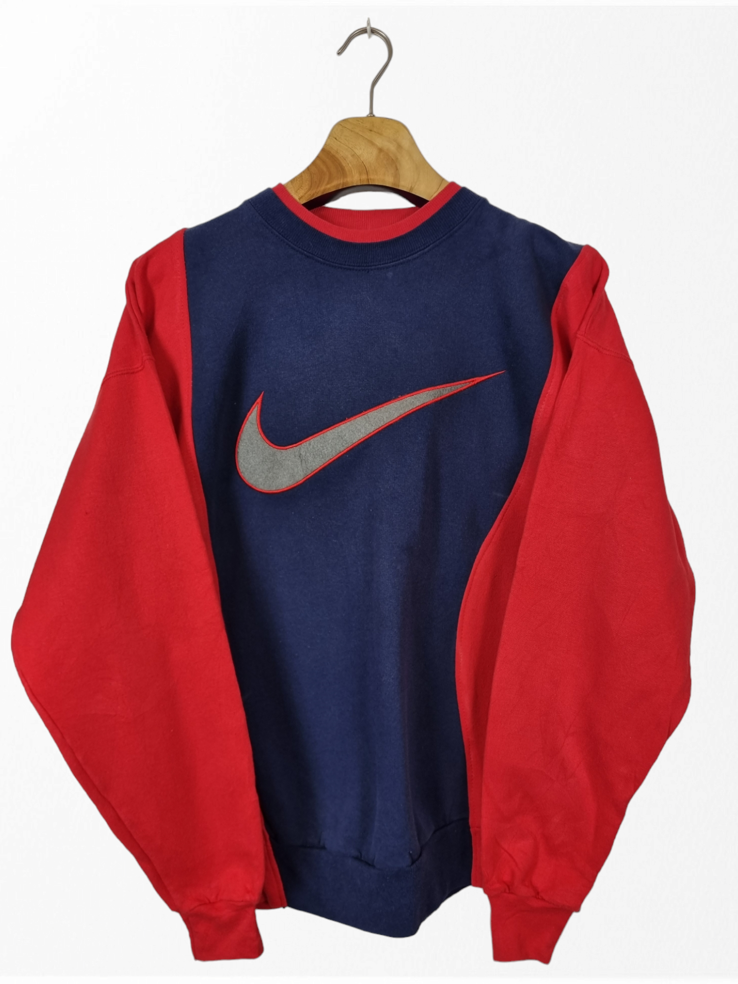 Nike Big Swoosh sweater maat M – Vintage Reworks