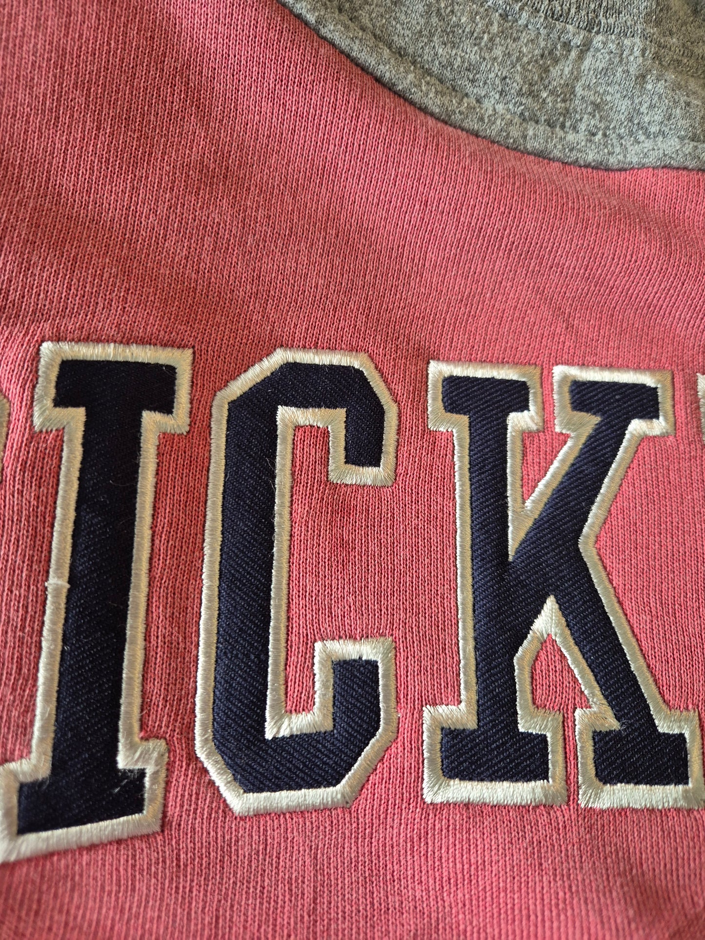 Dickies USA made spell out sweater maat S