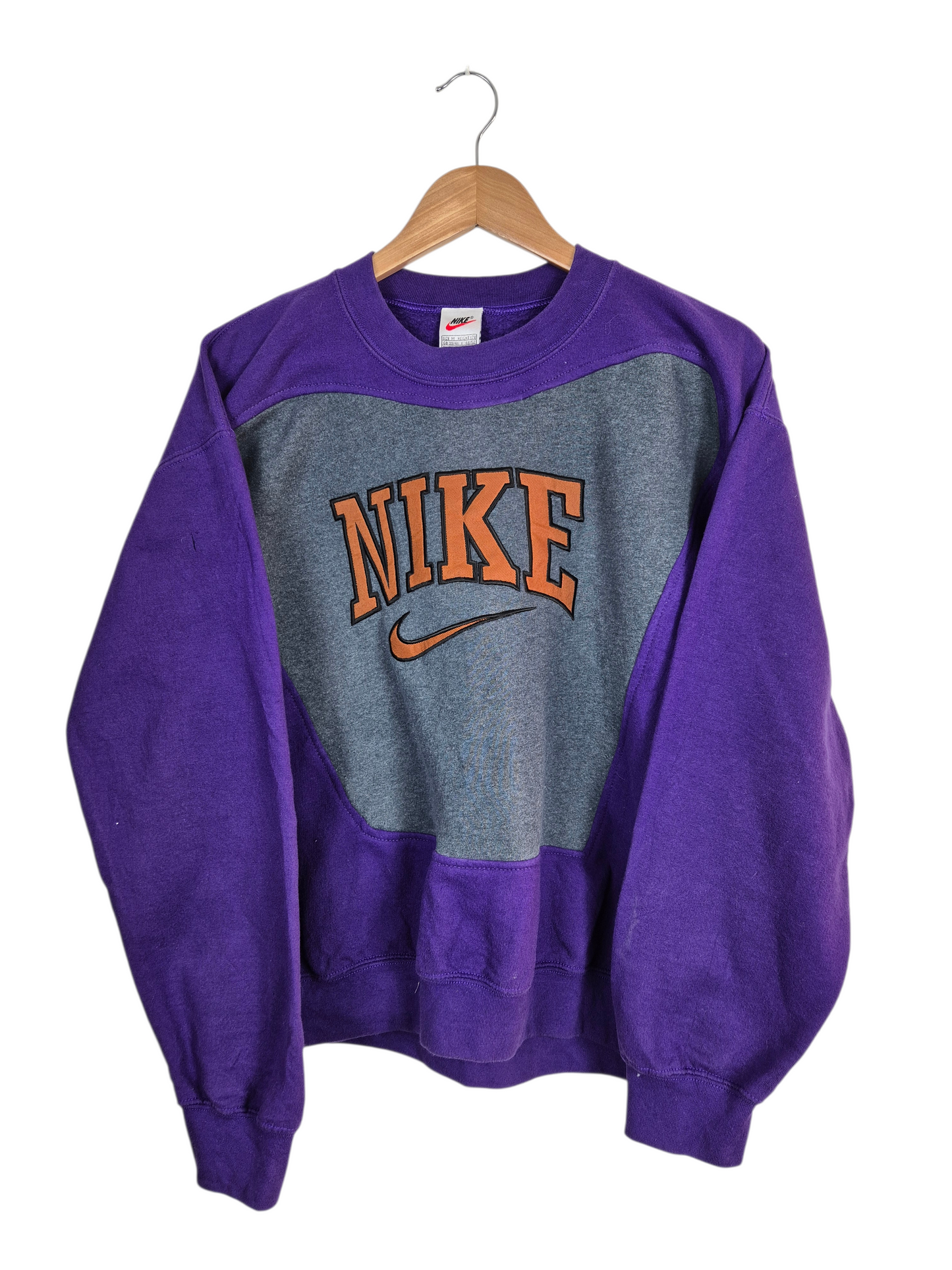 Nike 90s spell out sweater maat M