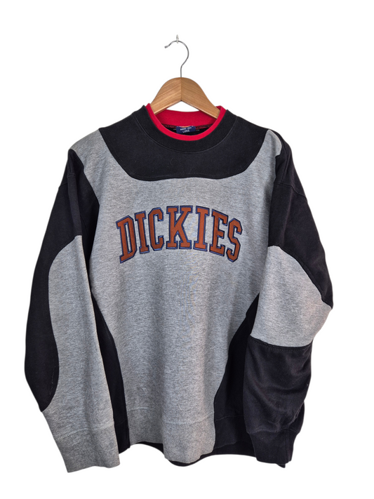 Dickies spell out double collar sweater maat L