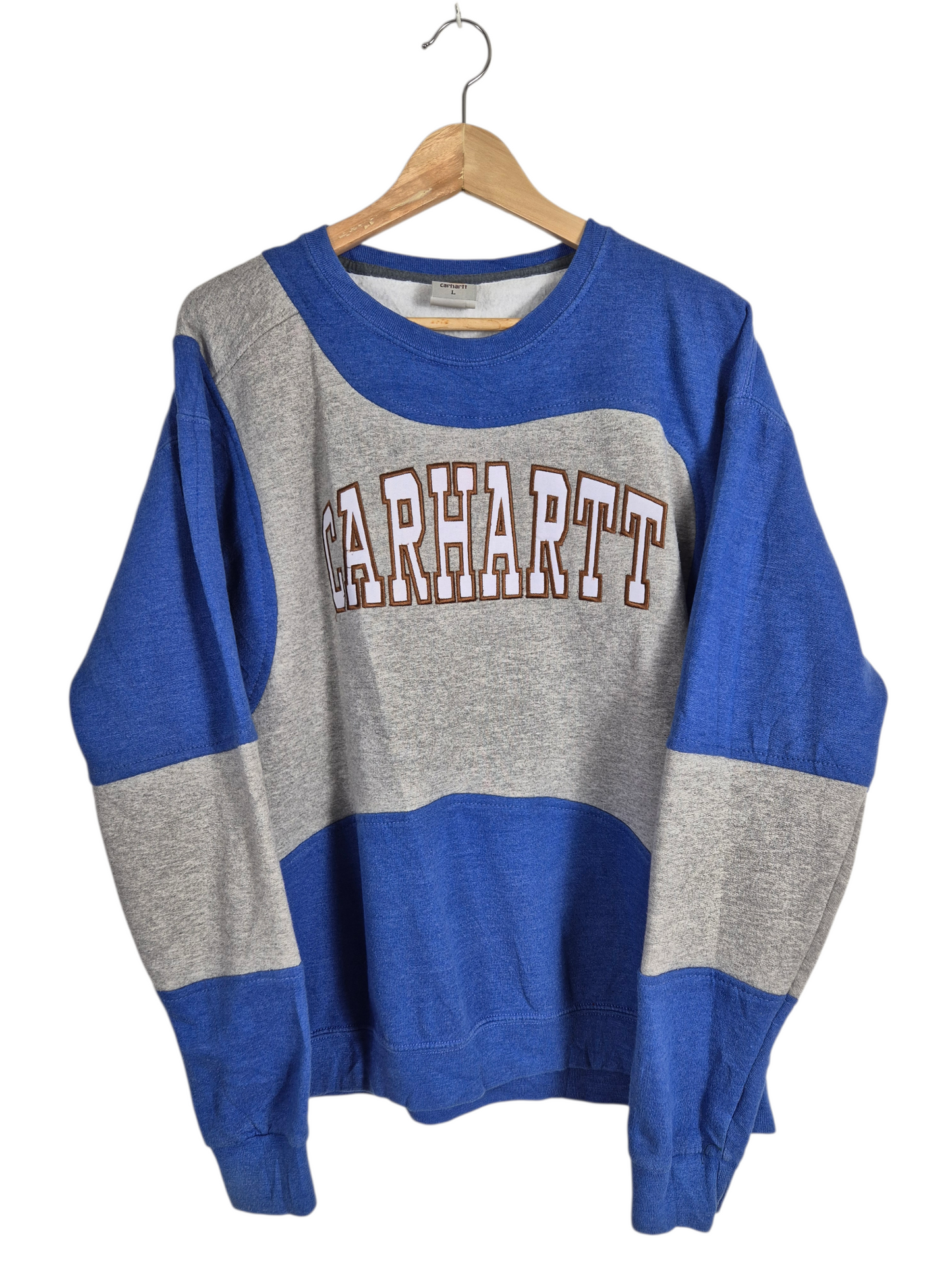 Carhartt spell out sweater maat L