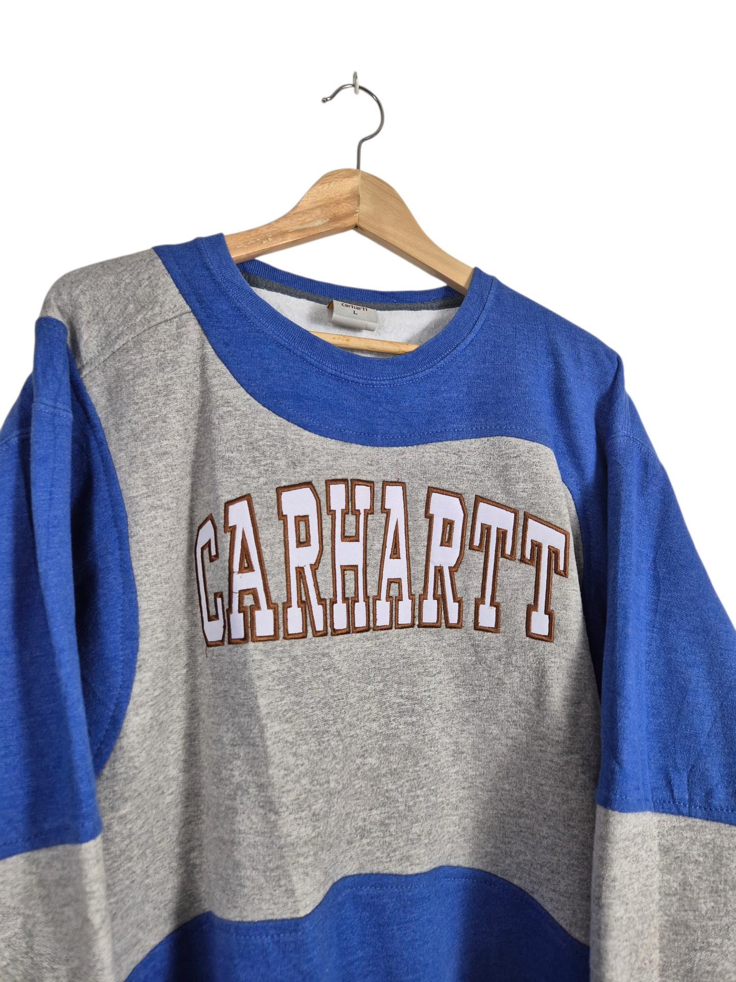 Carhartt spell out sweater maat L