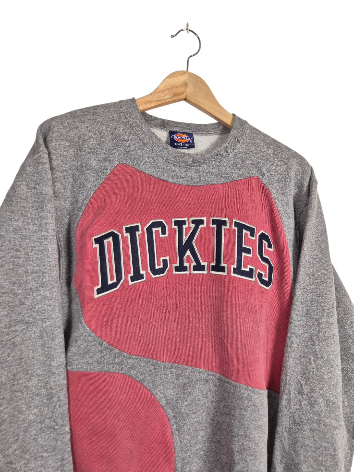 Dickies USA made spell out sweater maat S