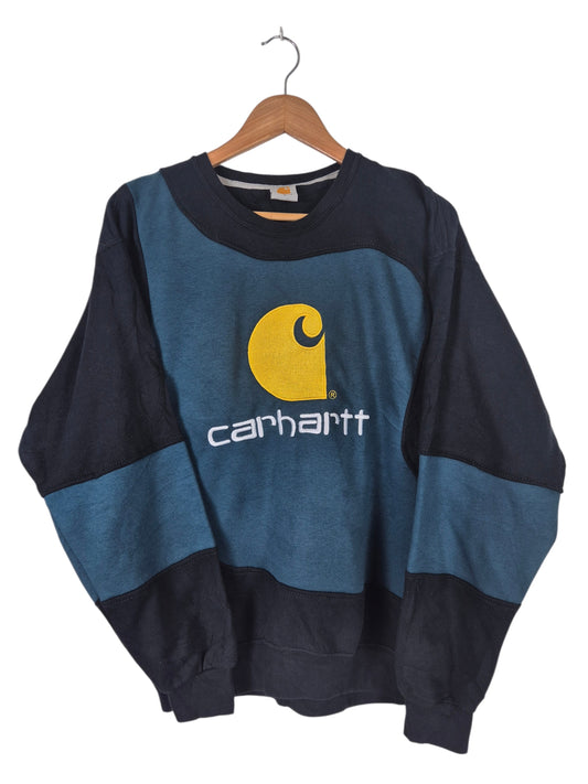 Carhartt big logo sweater maat L