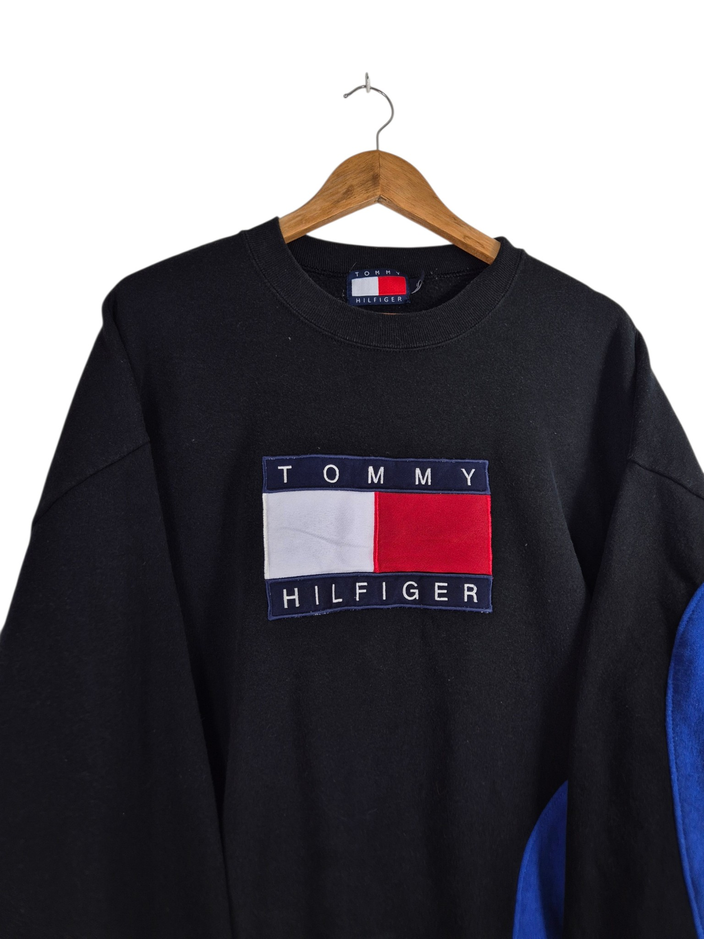 Tommy Hilfiger front logo sweater XL zwart heren