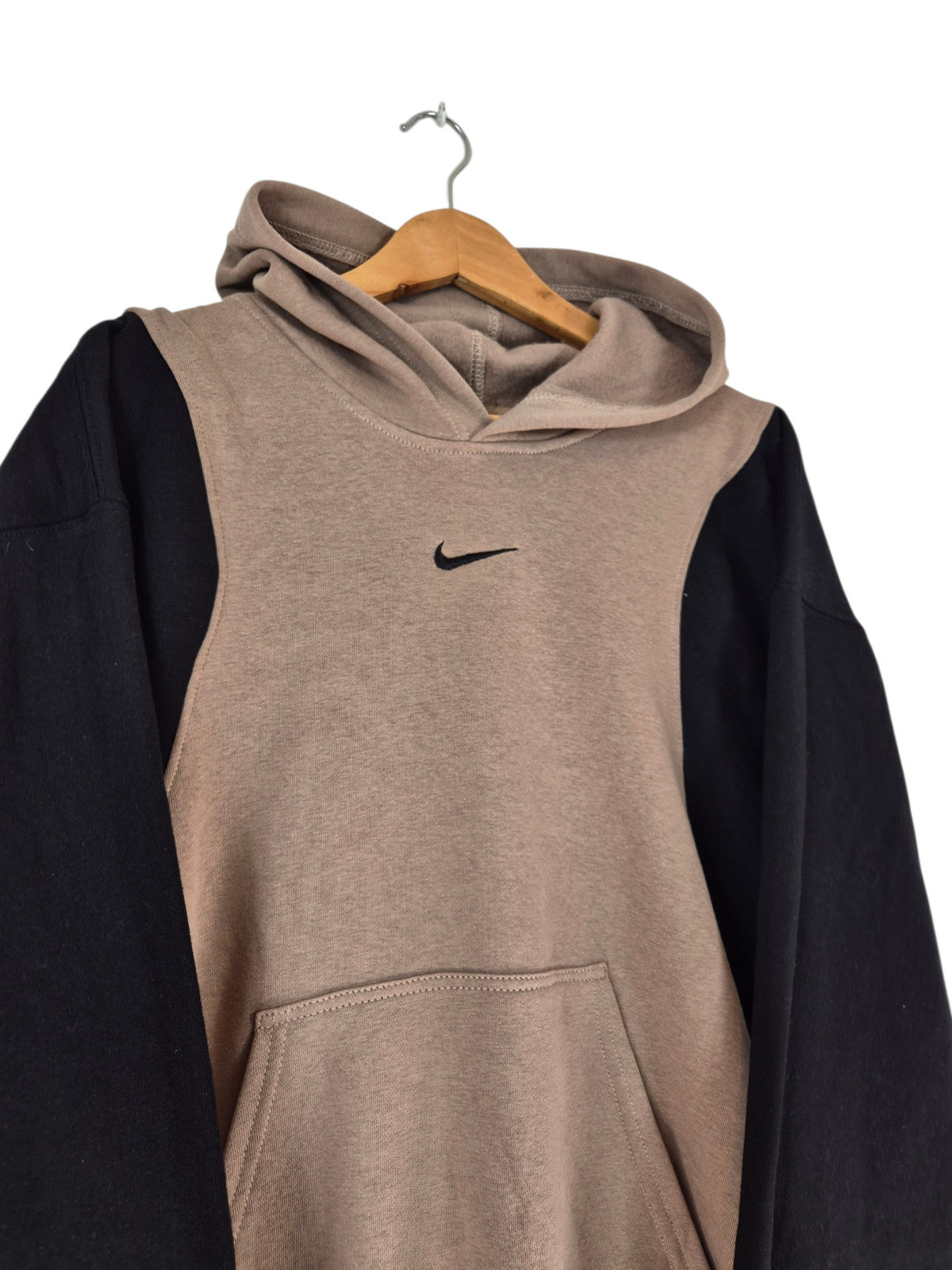 Nike Center Swoosh Rework Hoodie Heren | Bruin | Maat L