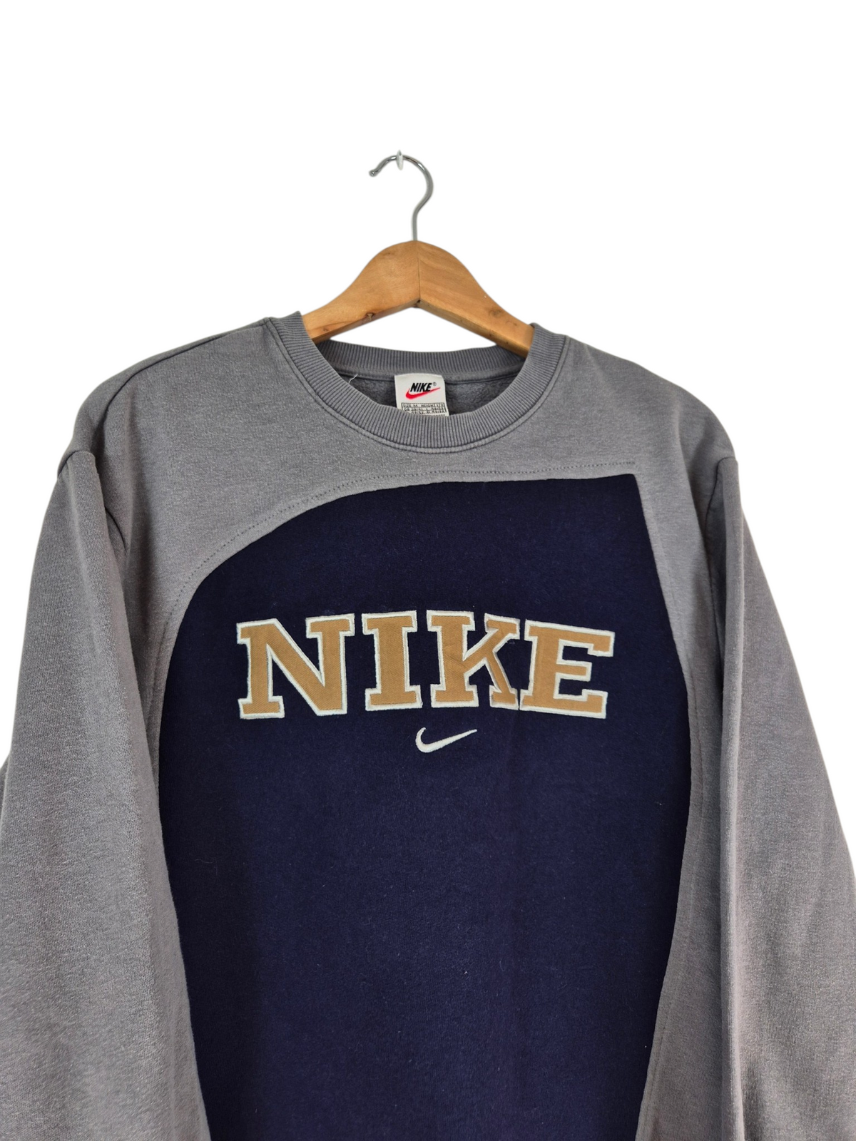Nike 90s Spell Out Rework Sweater Heren | Maat M