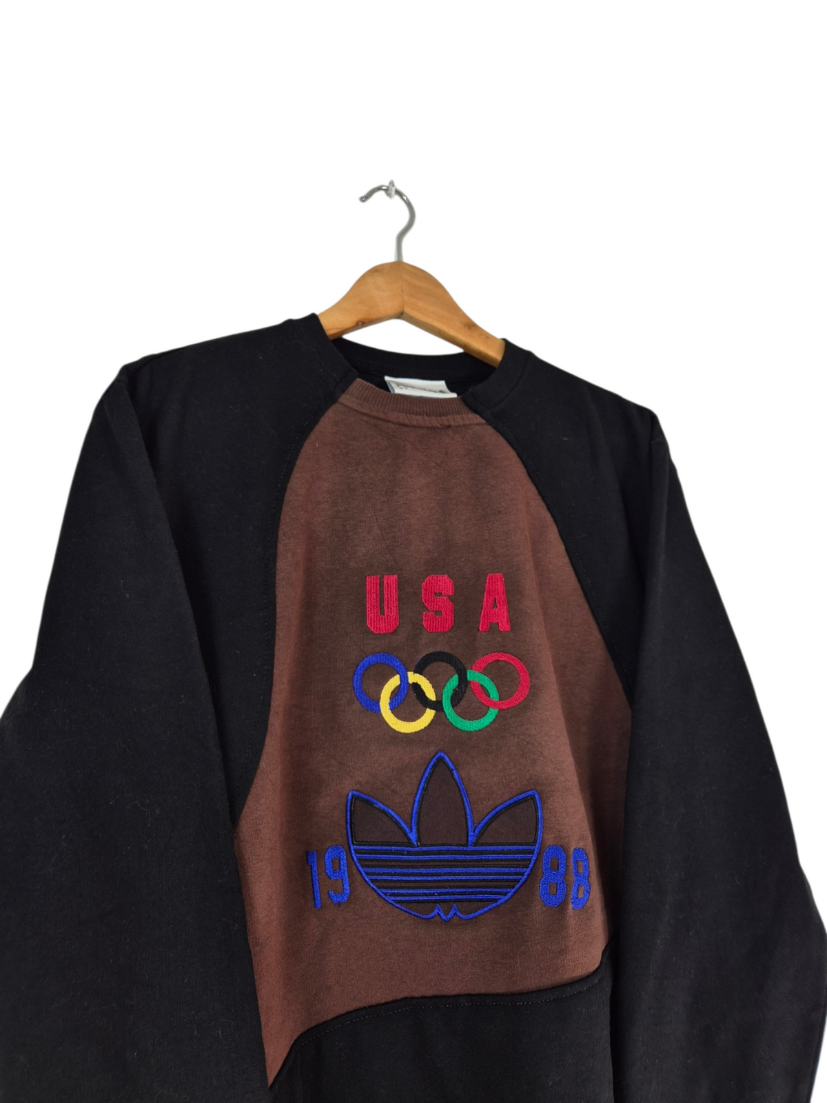 Adidas USA 88 Rework Sweater Heren | Zwart | Maat S