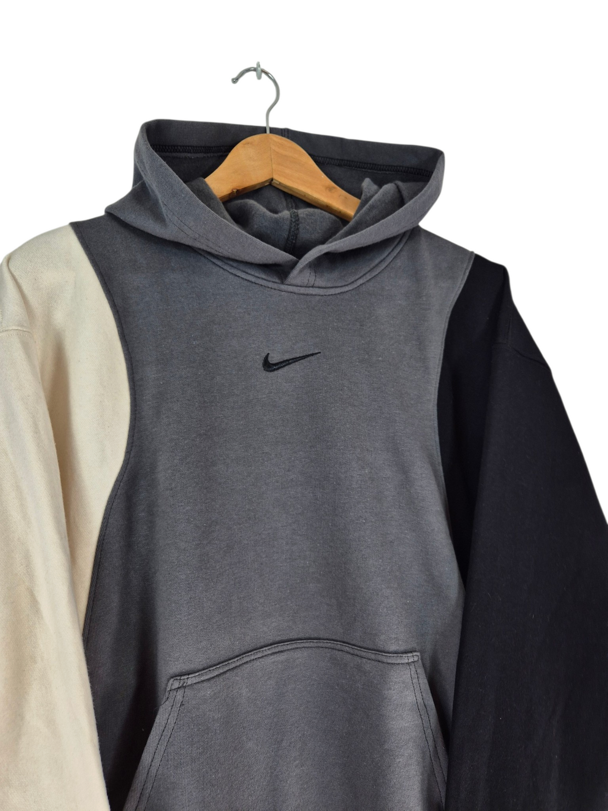 Nike Center Swoosh Rework Hoodie Heren | Grijs | Maat M