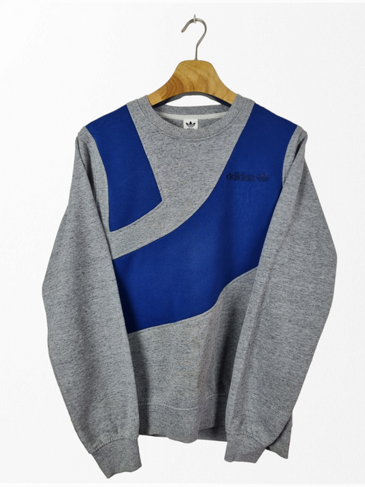 Adidas 80s chest logo sweater maat S/M