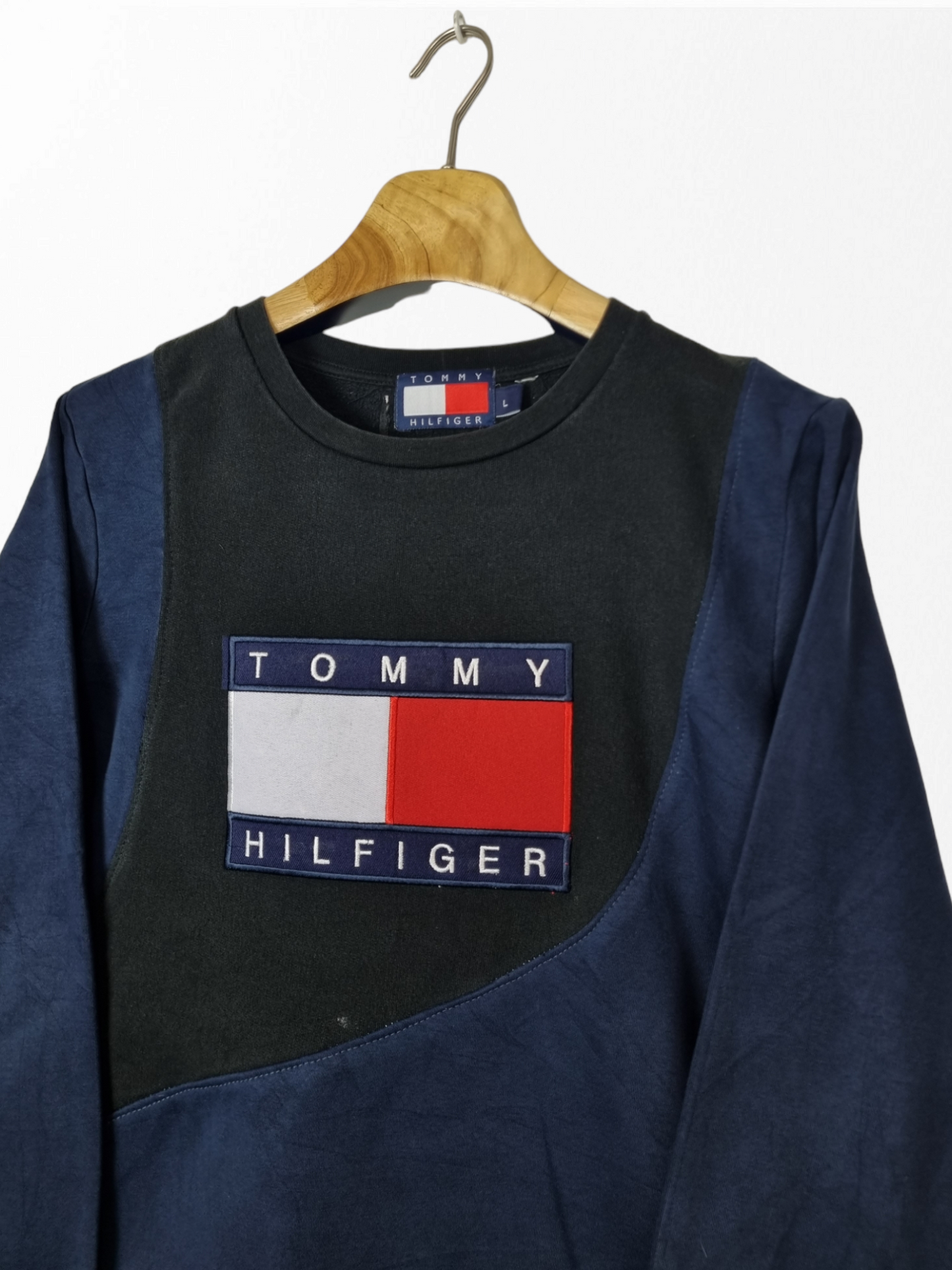 Tommy hilfiger big logo sweater maat S