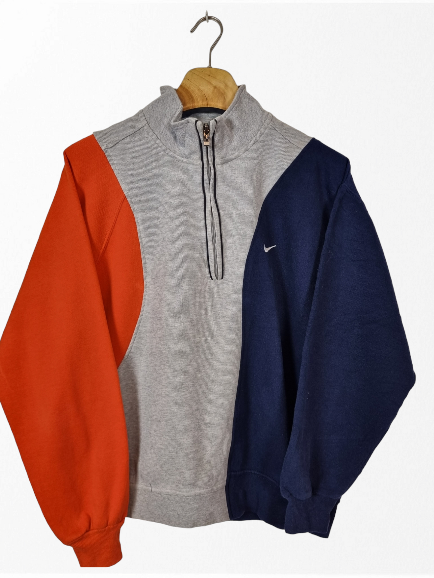 Nike quarter zip swoosh logo sweater maat M