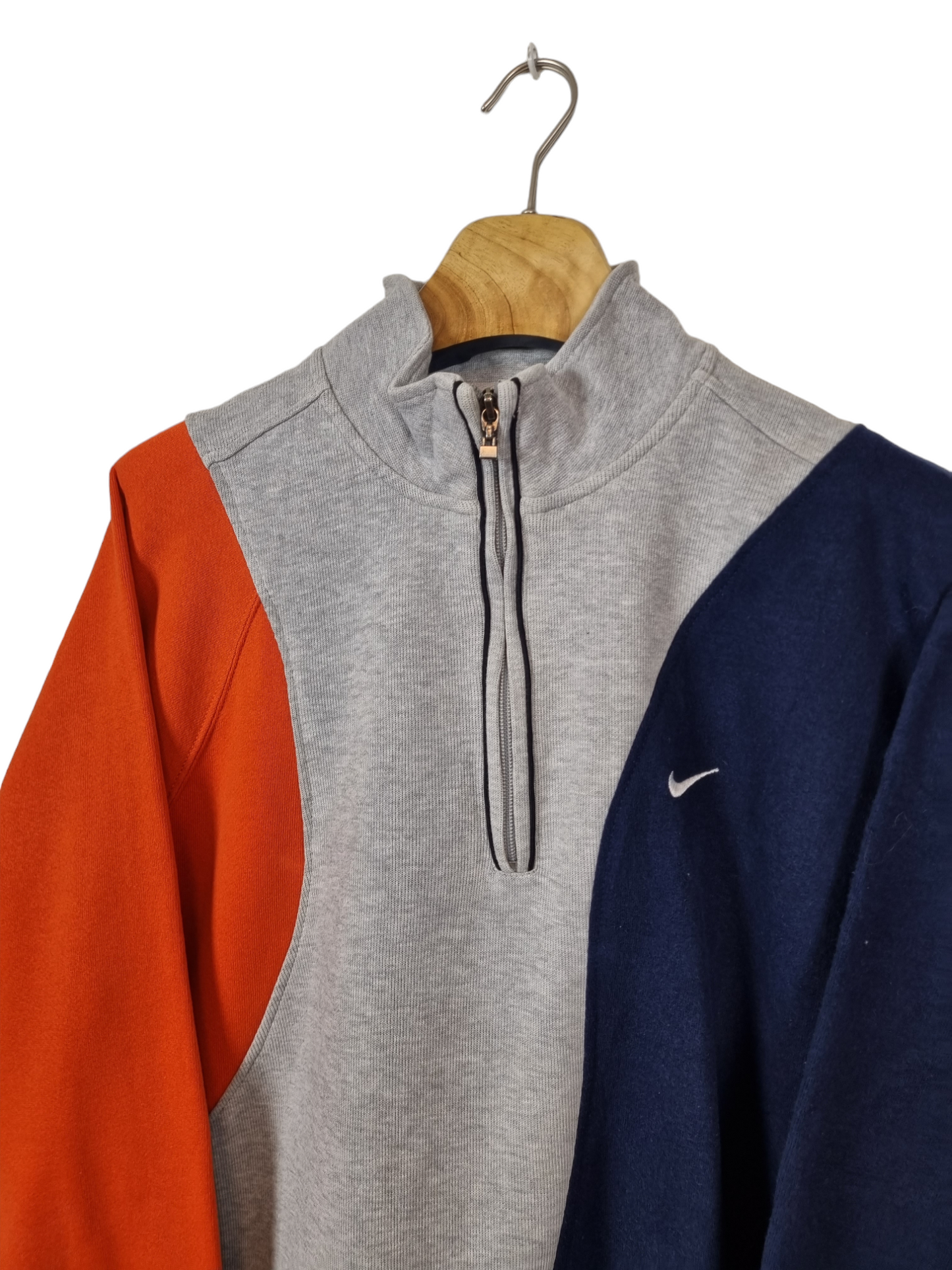 Nike quarter zip swoosh logo sweater maat M