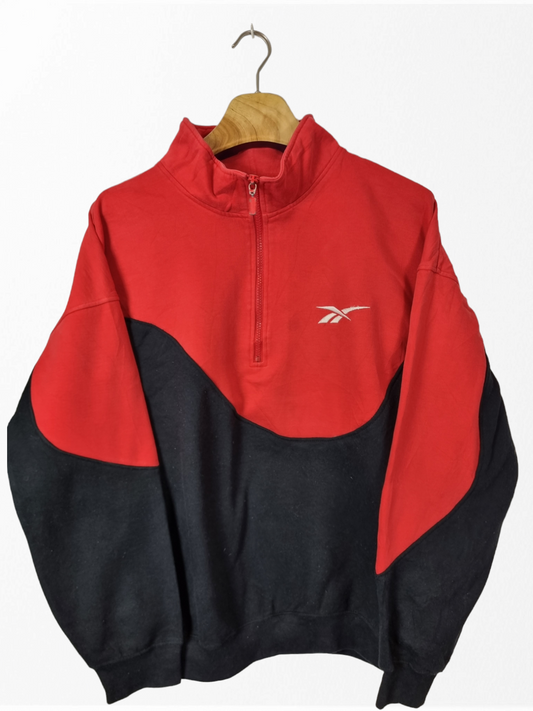 Reebok quarter zip sweater maat M