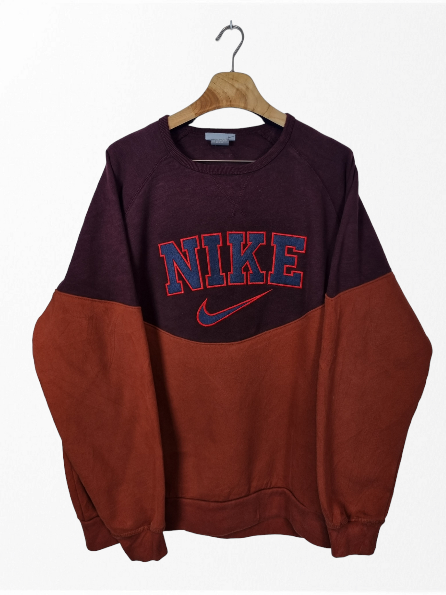 Nike spell out sweater maat XL