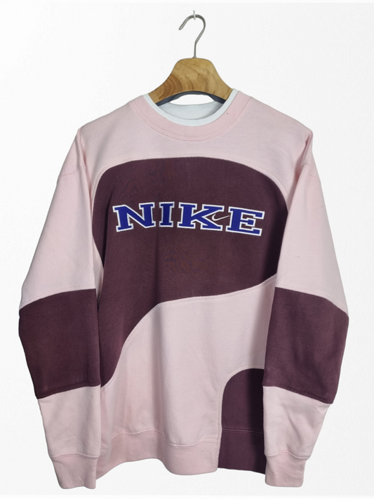 Nike 90s double collar sweatshirt maat L