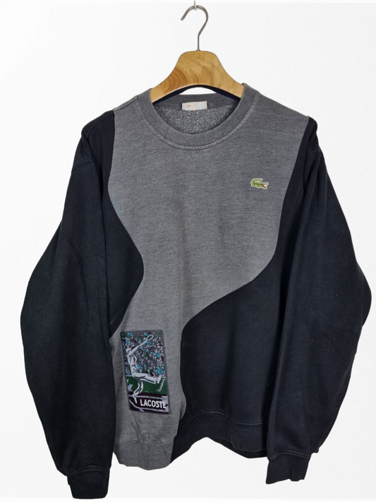 Lacoste chest logo sweater maat L