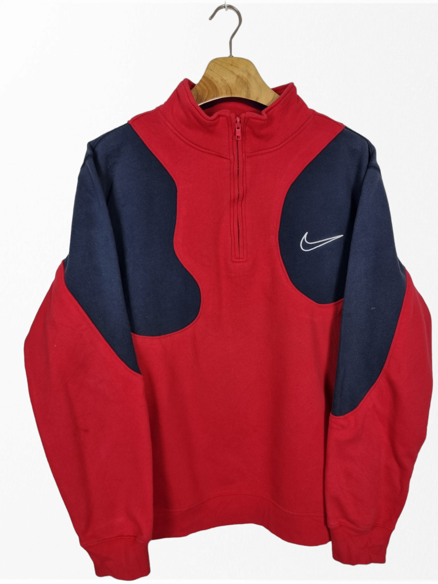 Nike quarter zip swoosh sweater maat  L