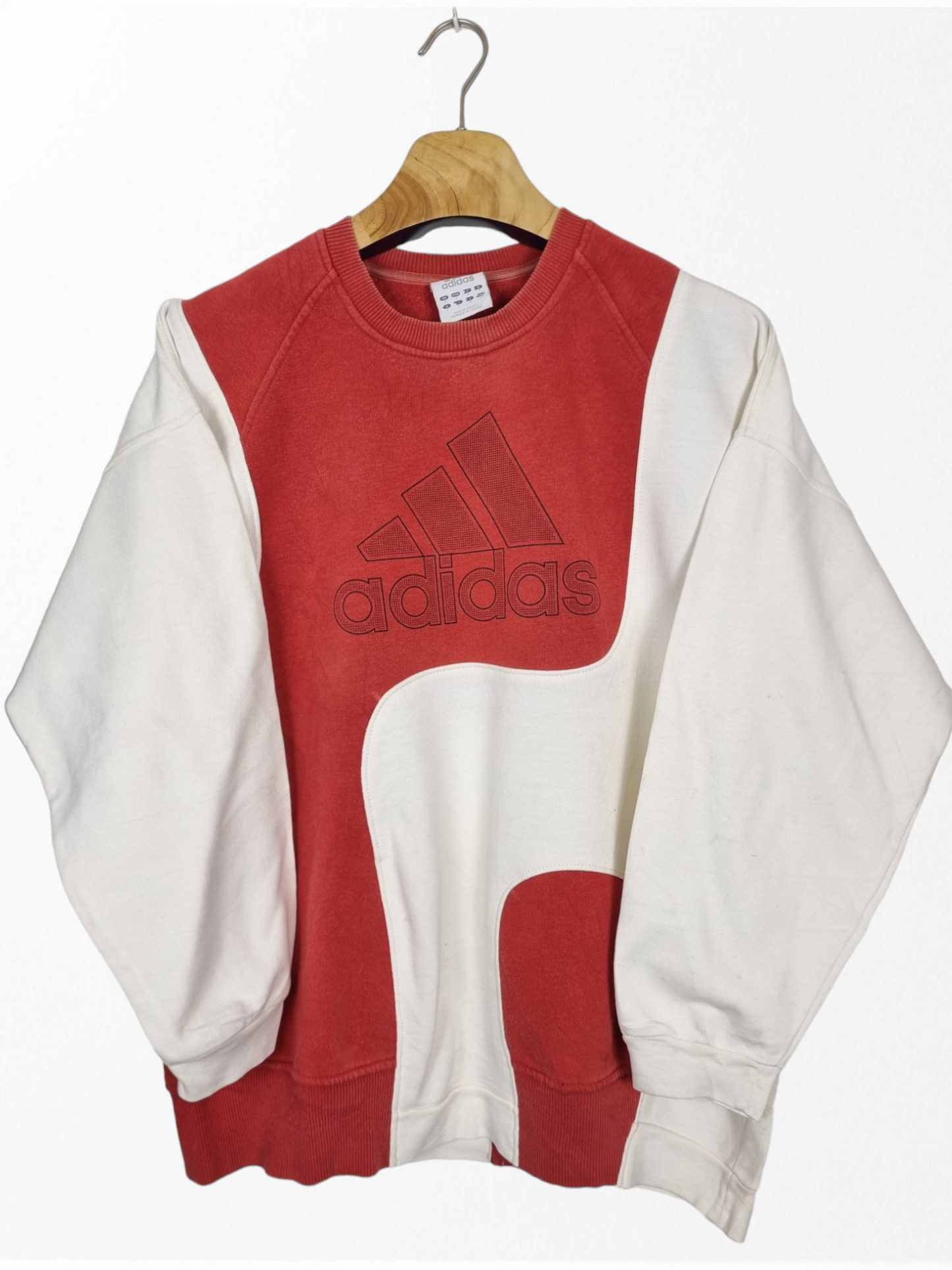 Adidas front logo sweater maat L