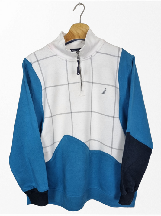 Nautica quarter zip sweater maat M