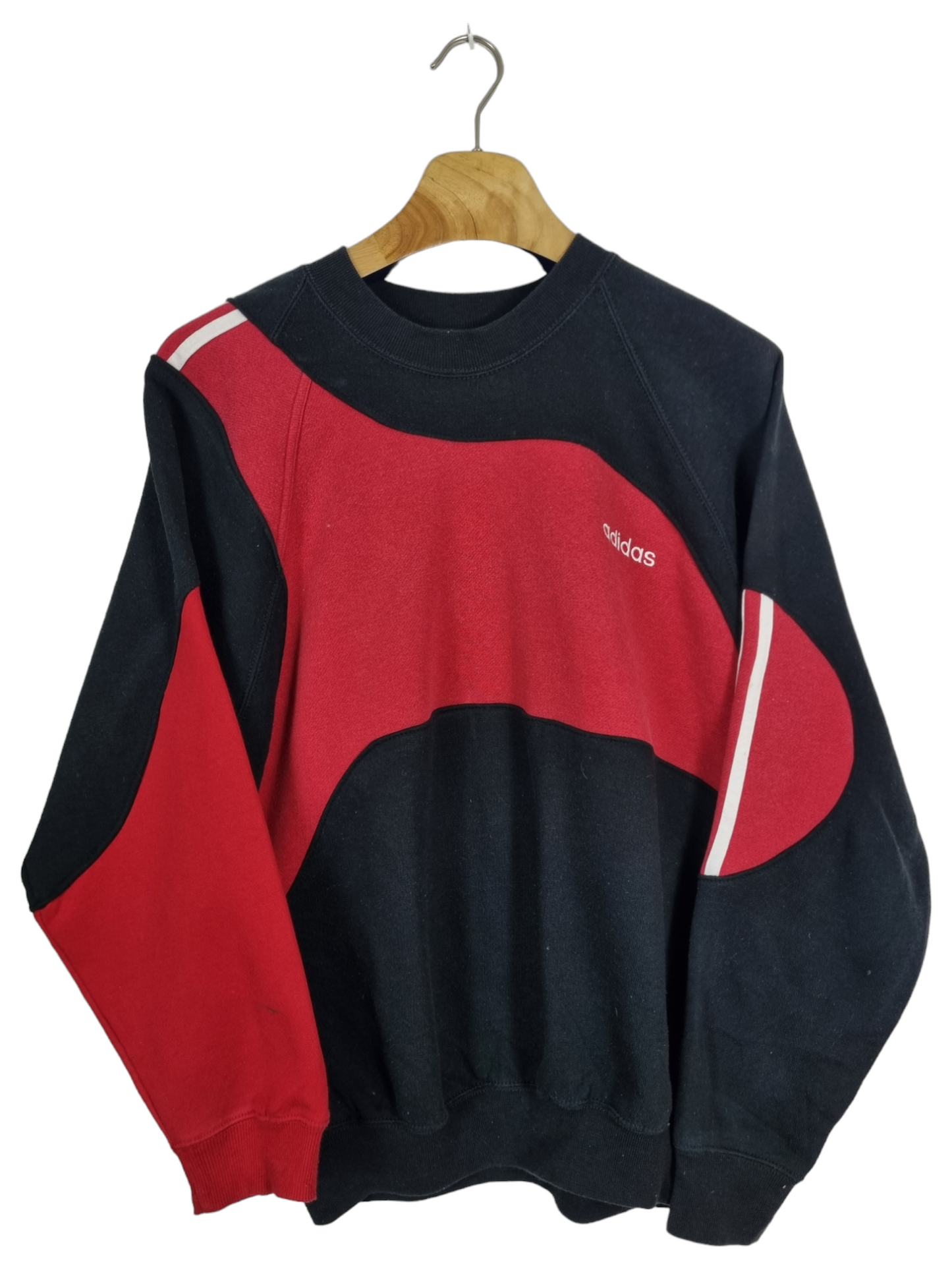 Adidas 90s chest logo sweater maat M