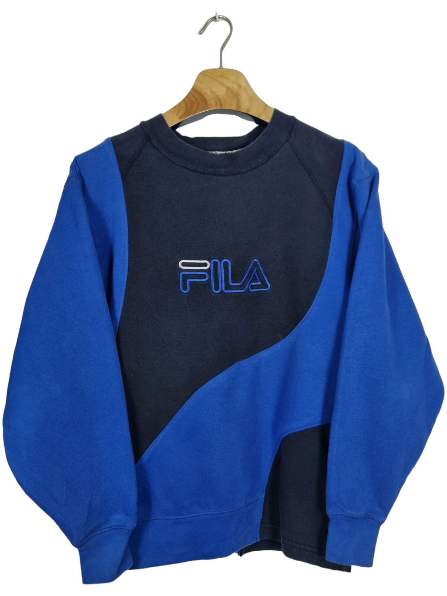 Fila embroidered tekst sweater maat S