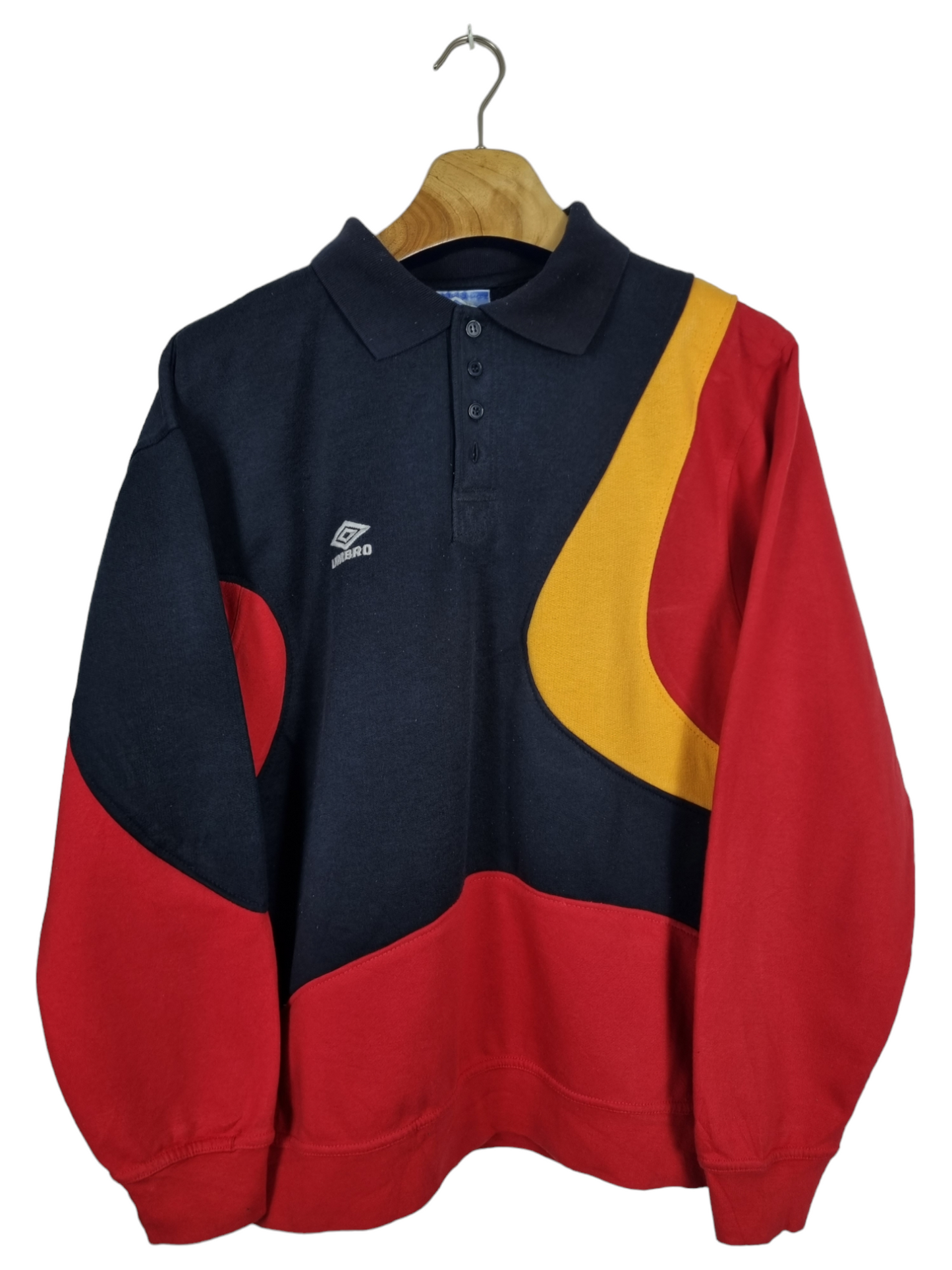 Umbro sweater met polokraag maat M