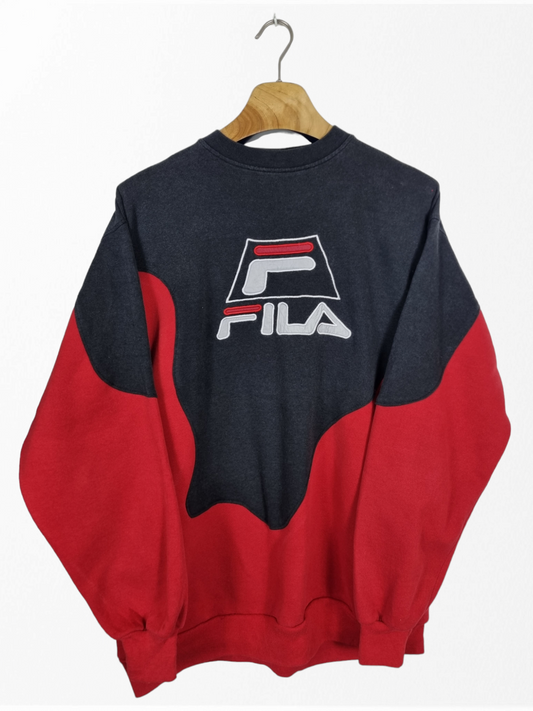 Fila embroidered logo sweater maat L