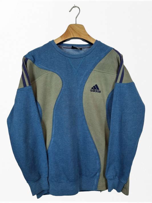 Adidas 80s chest logo sweater maat L