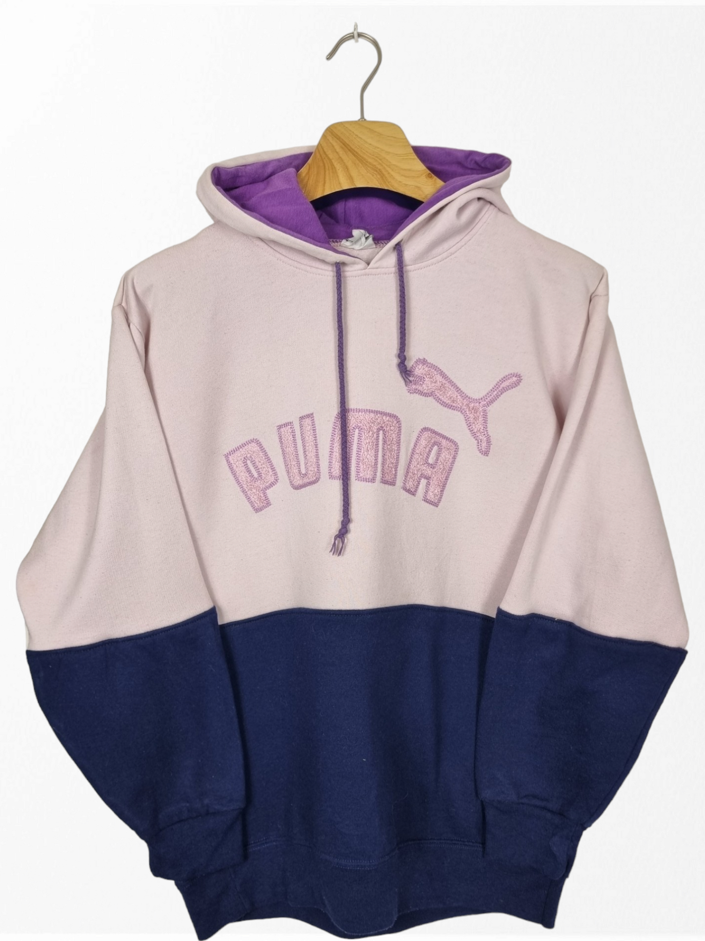 Puma flock print hoodie maat M