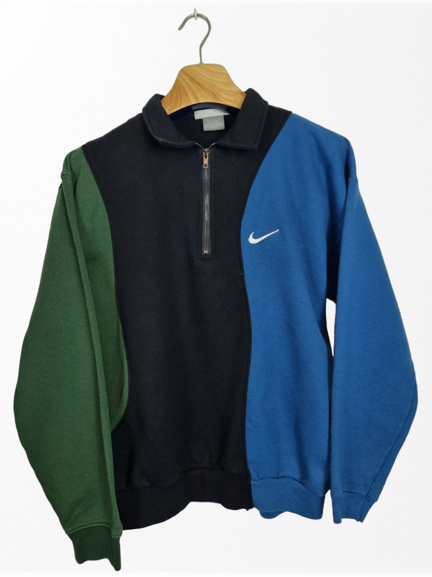 Nike chest swoosh sweater met polokraag maat S