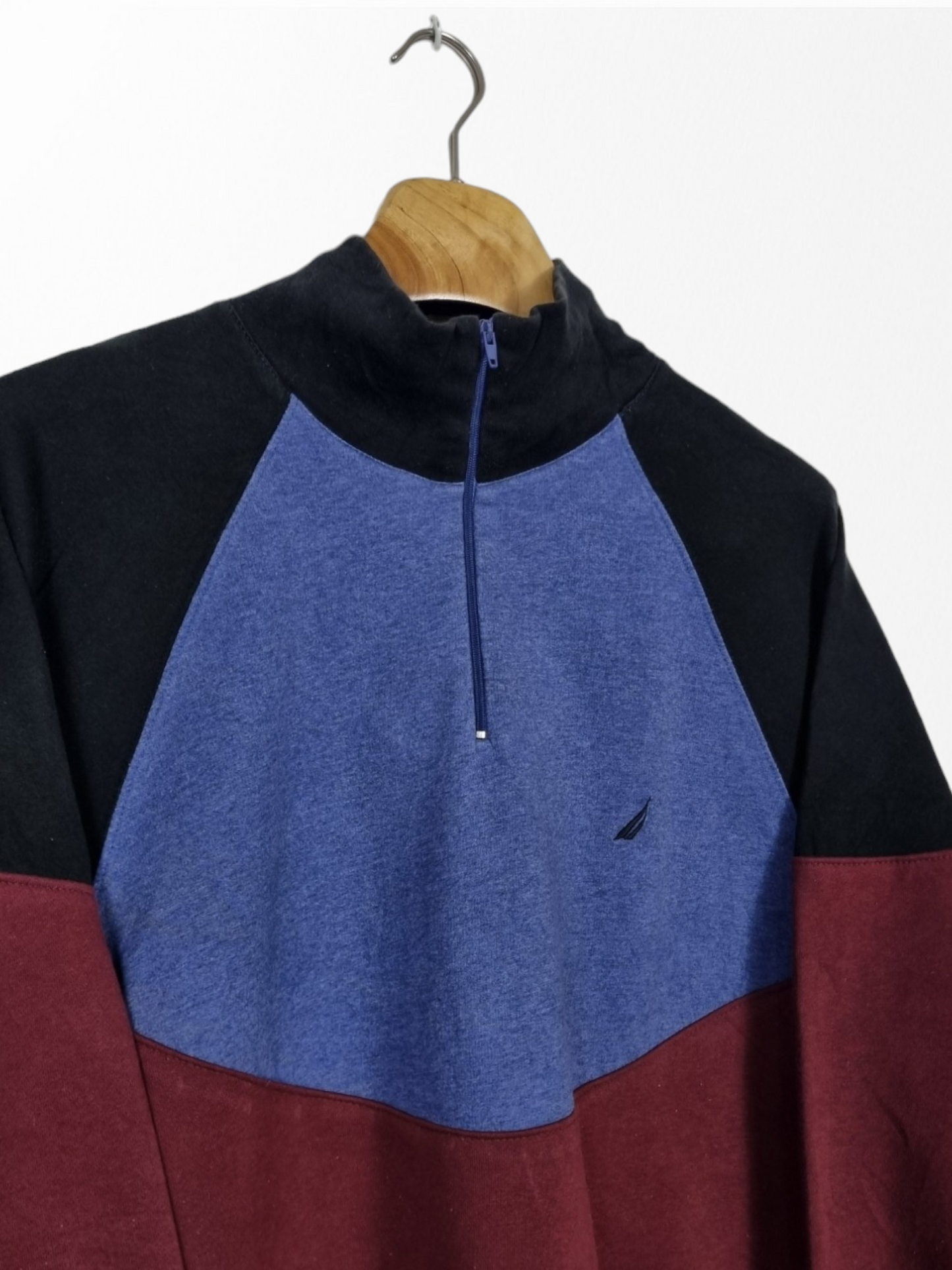 Nautica quarter zip sweater maat L