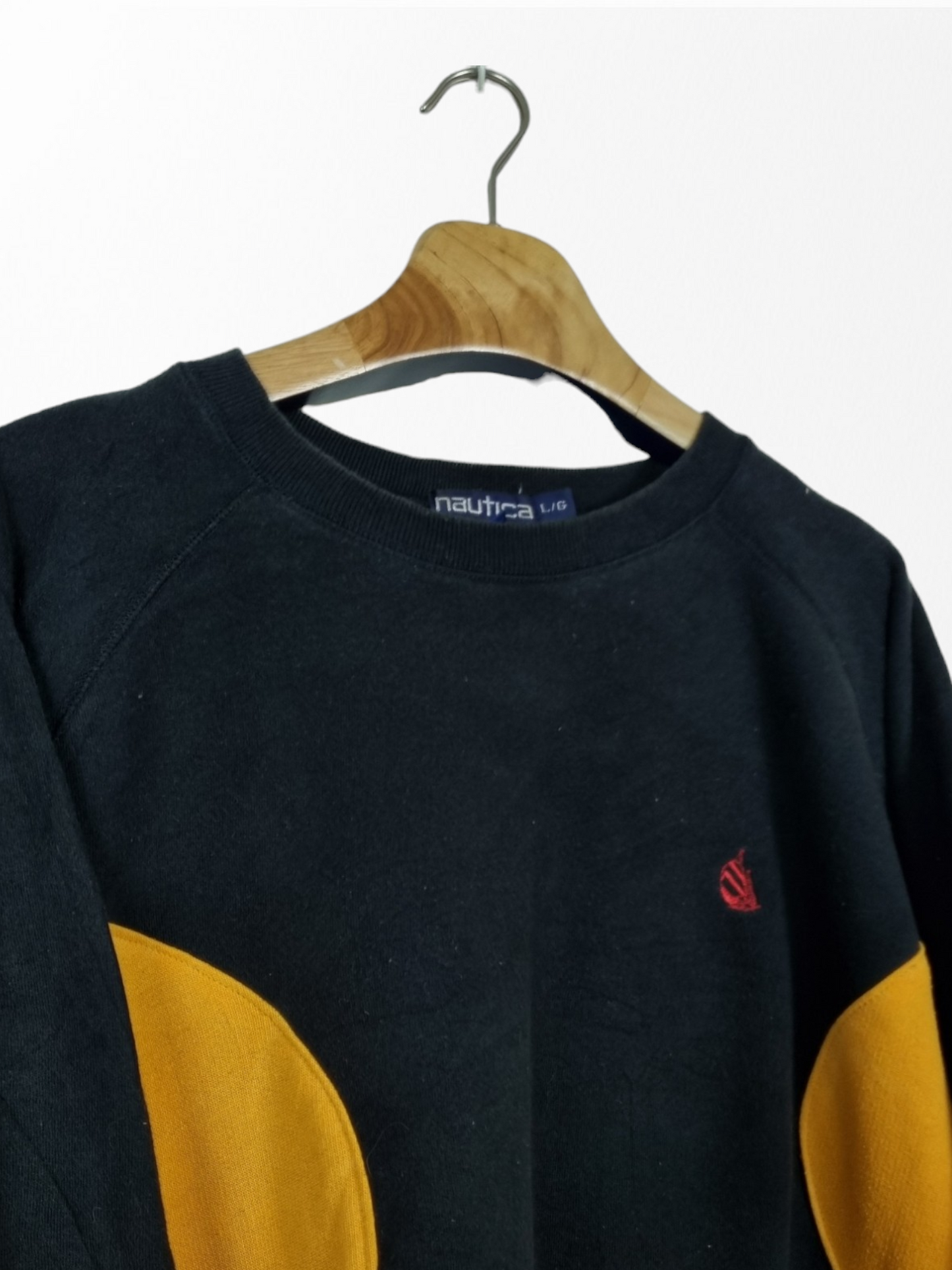 Nautica chest logo sweater maat L