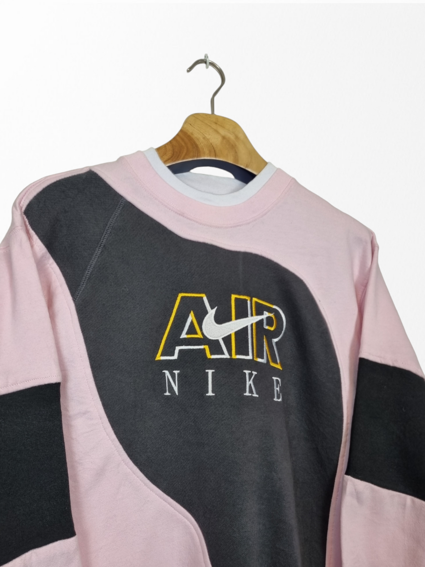 Nike AIR 90s double collar sweater maat S