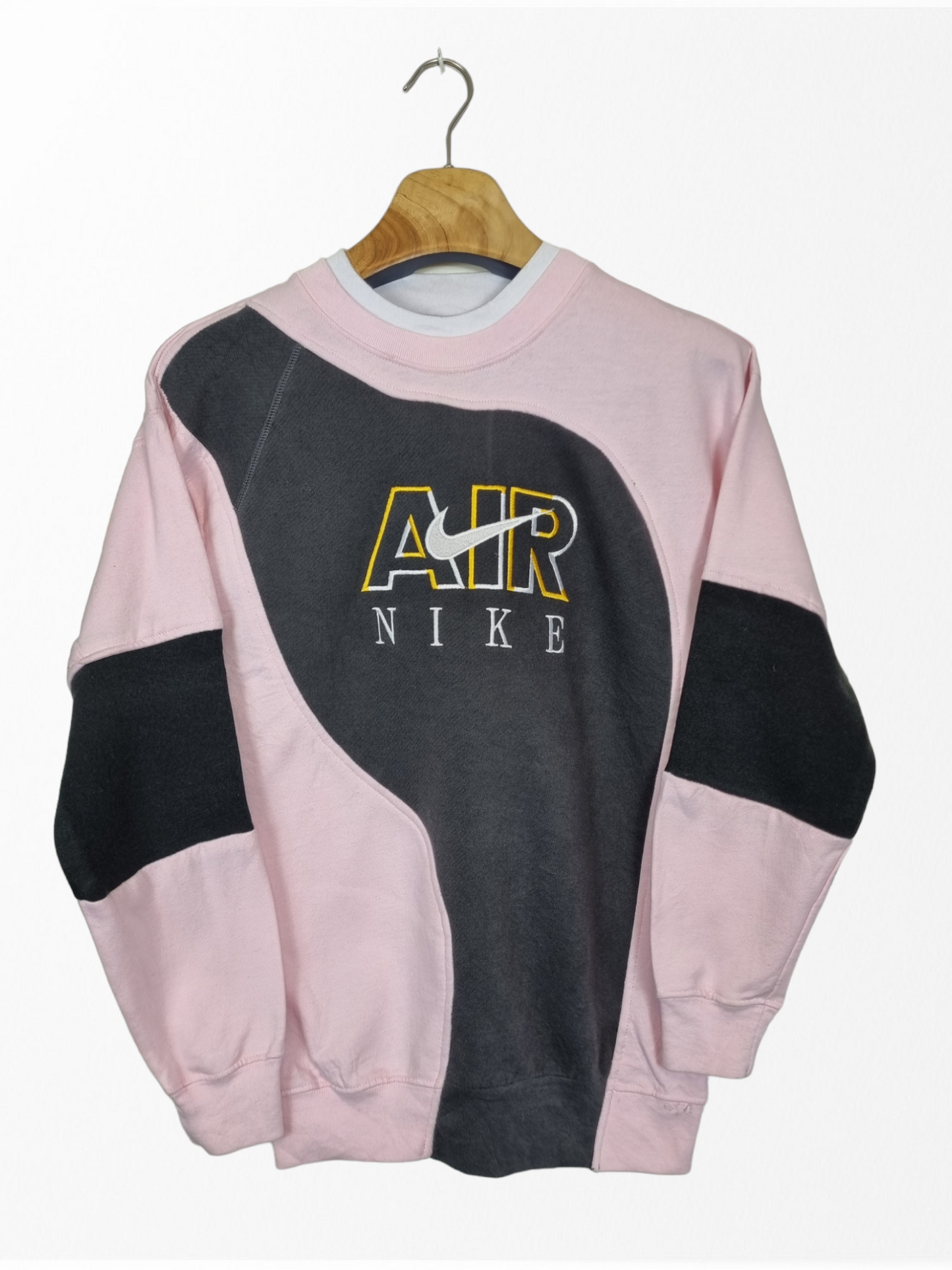 Nike AIR 90s double collar sweater maat S