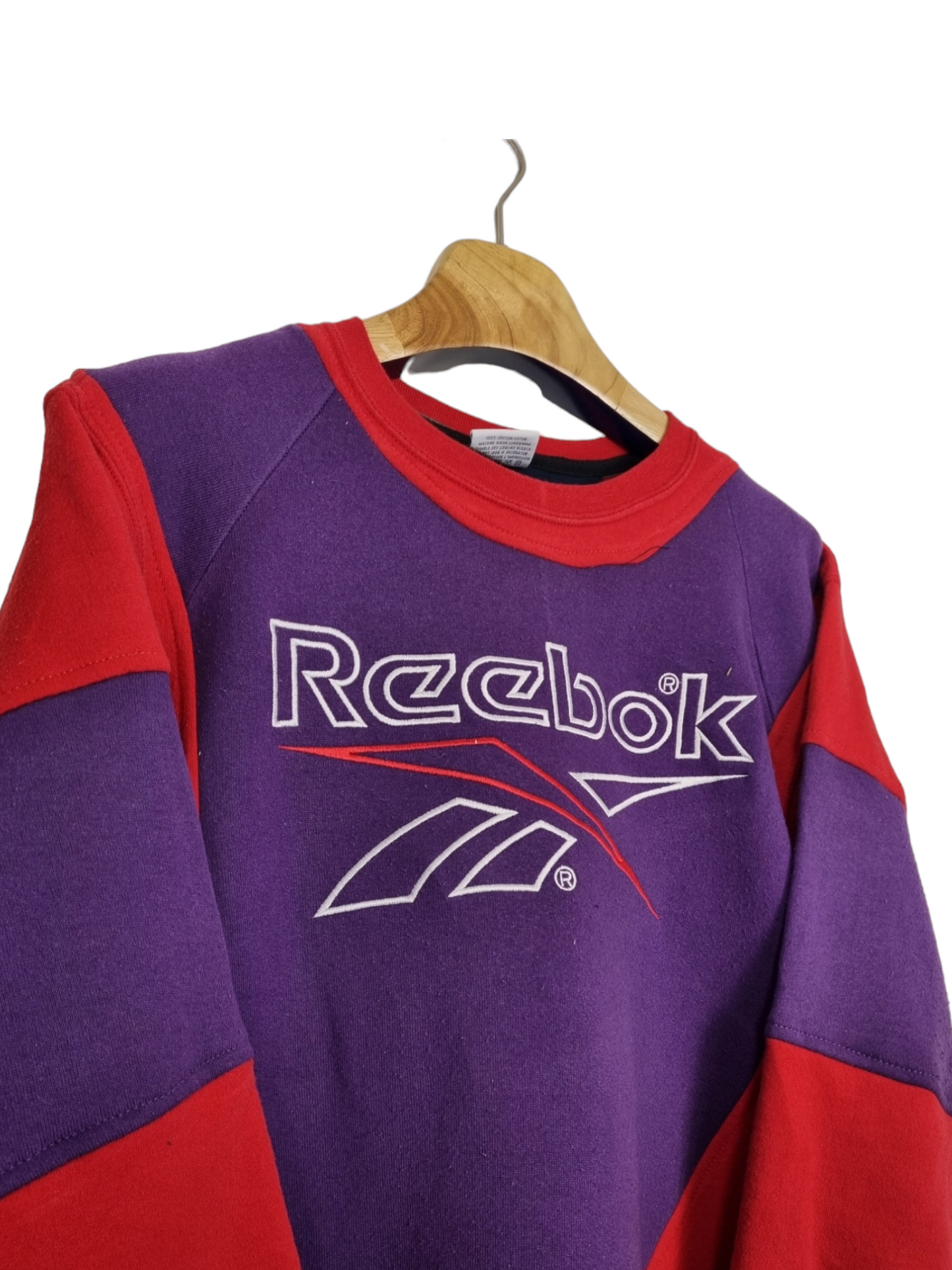 Reebok embroidered logo sweater maat S