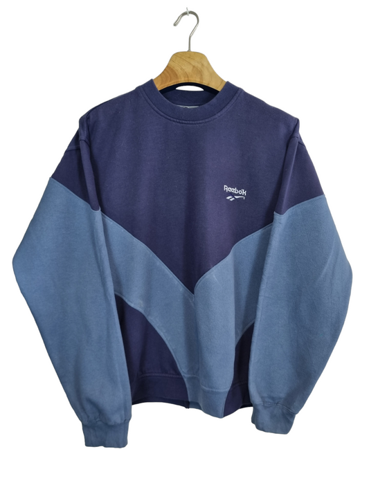 Reebok 90s chest logo sweater maat M