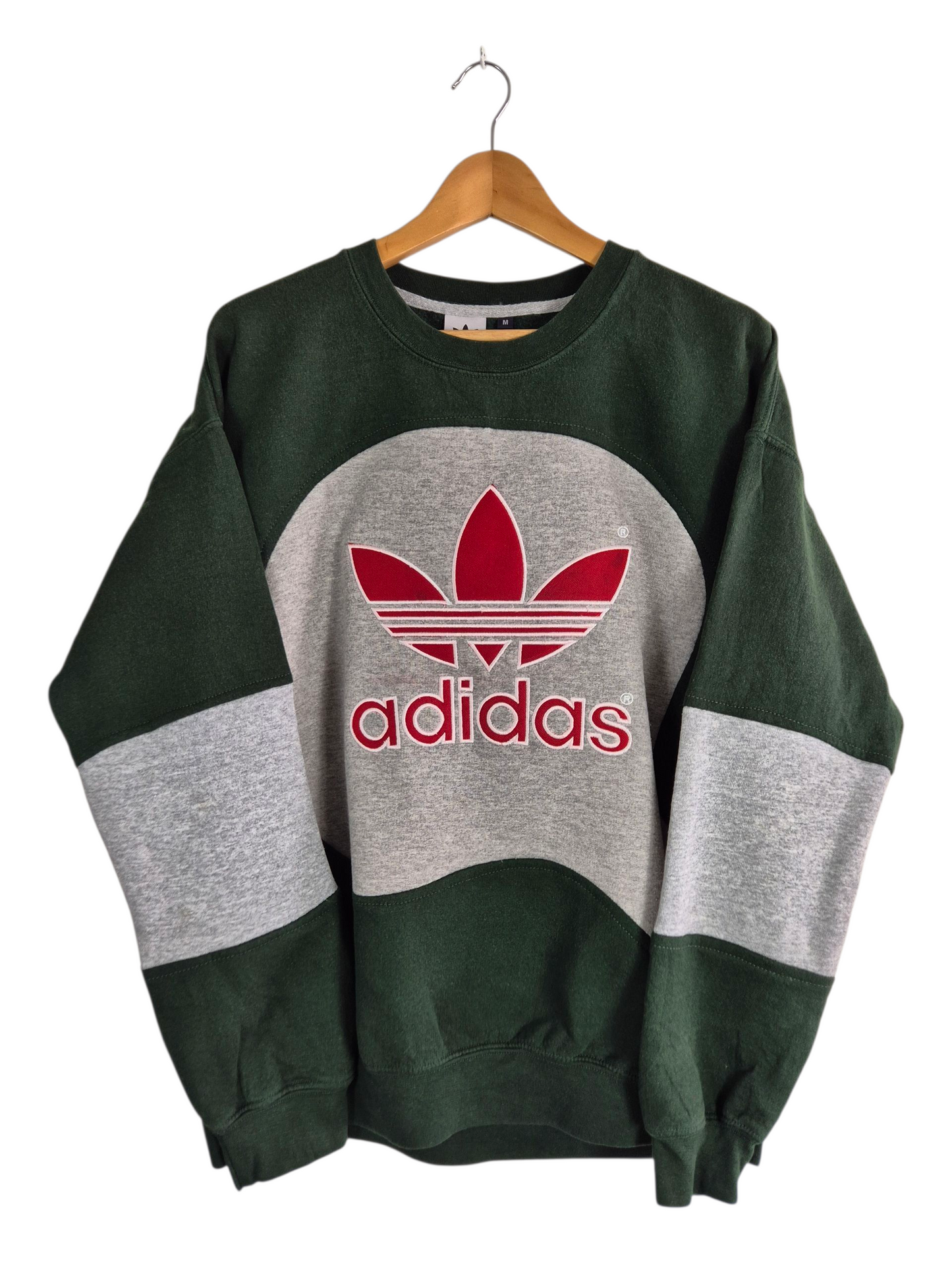 Adidas logo sweater maat M