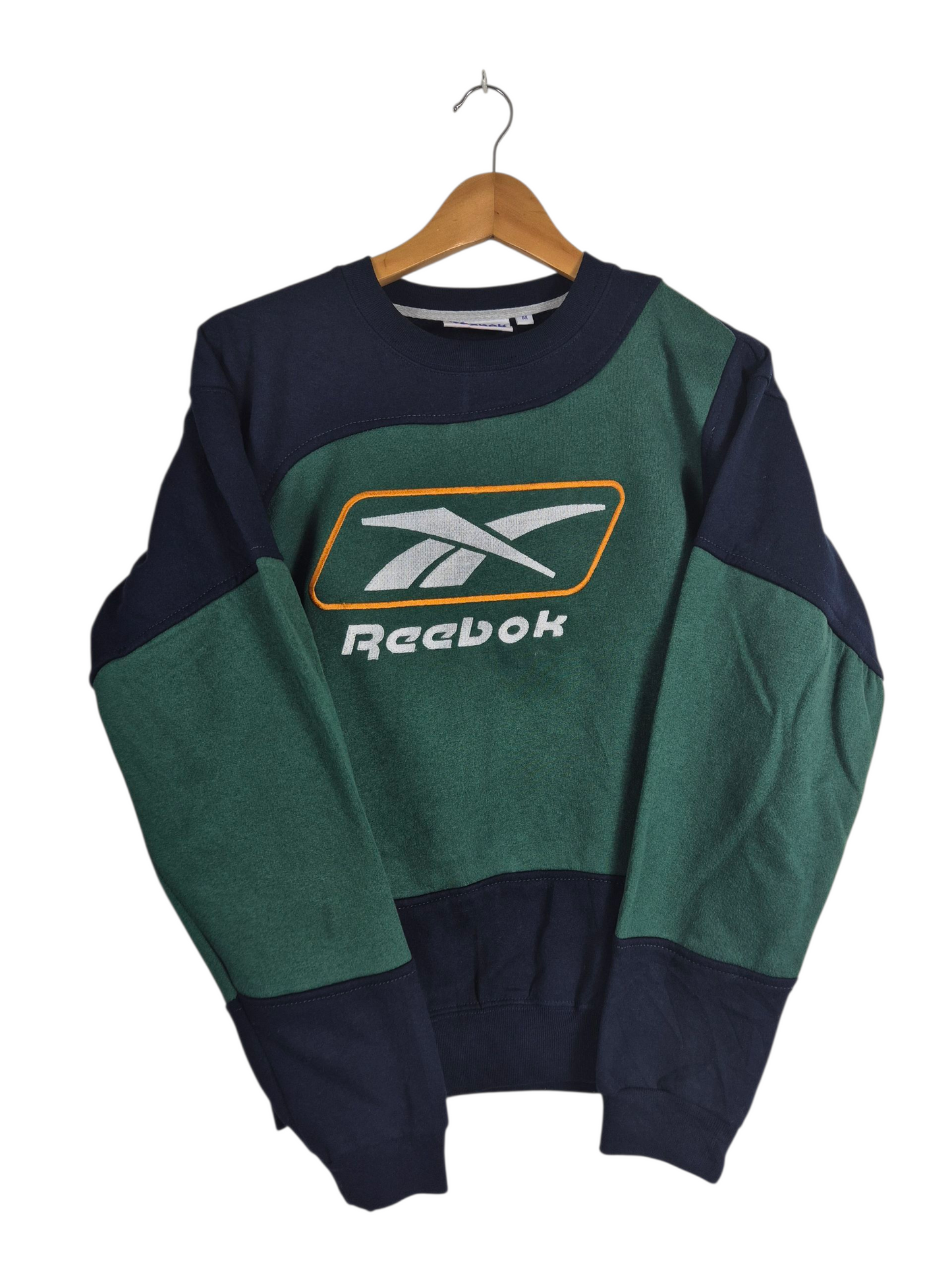 Reebok front logo sweater maat S