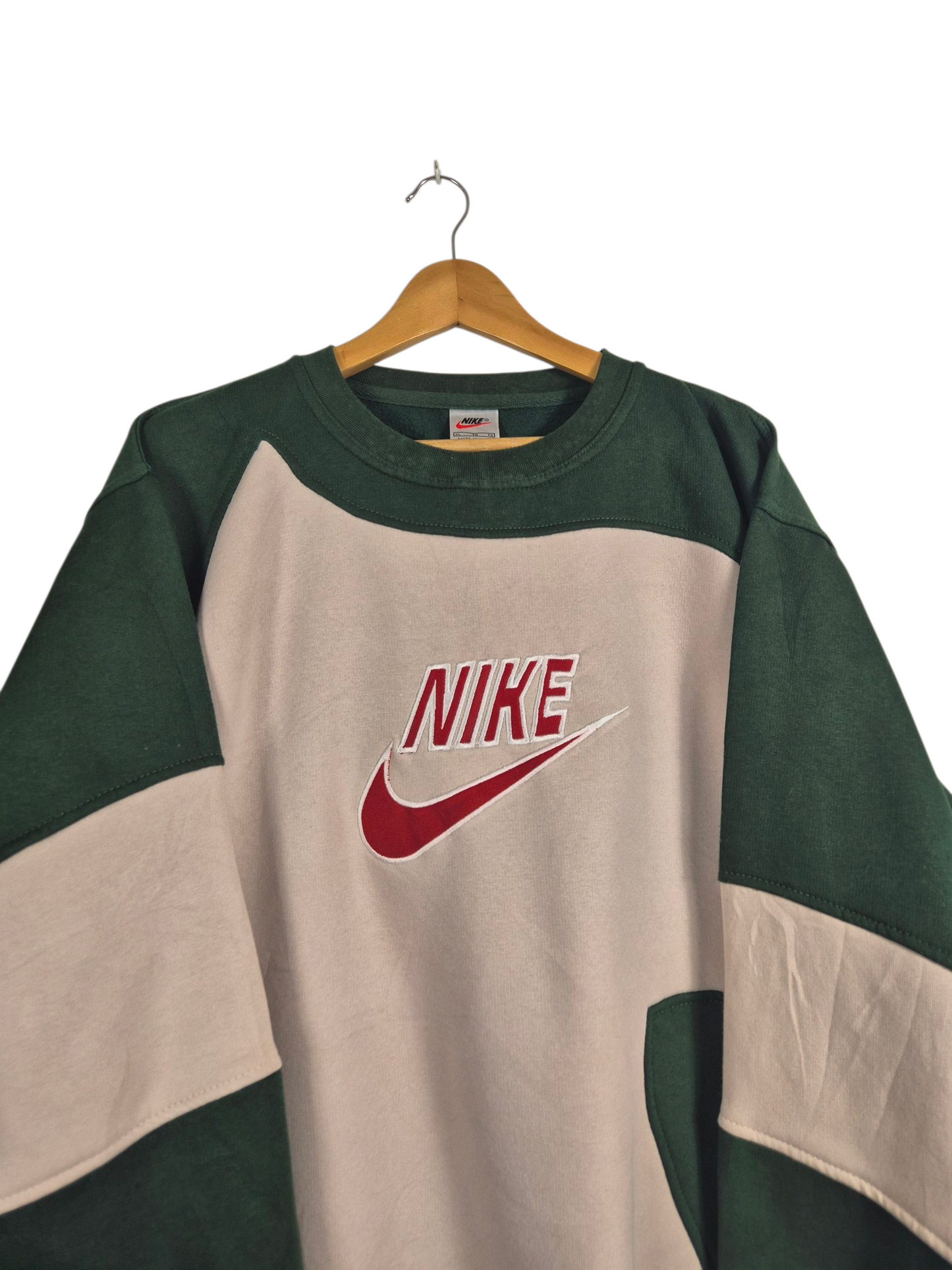 Nike 90s logo sweater maat XL