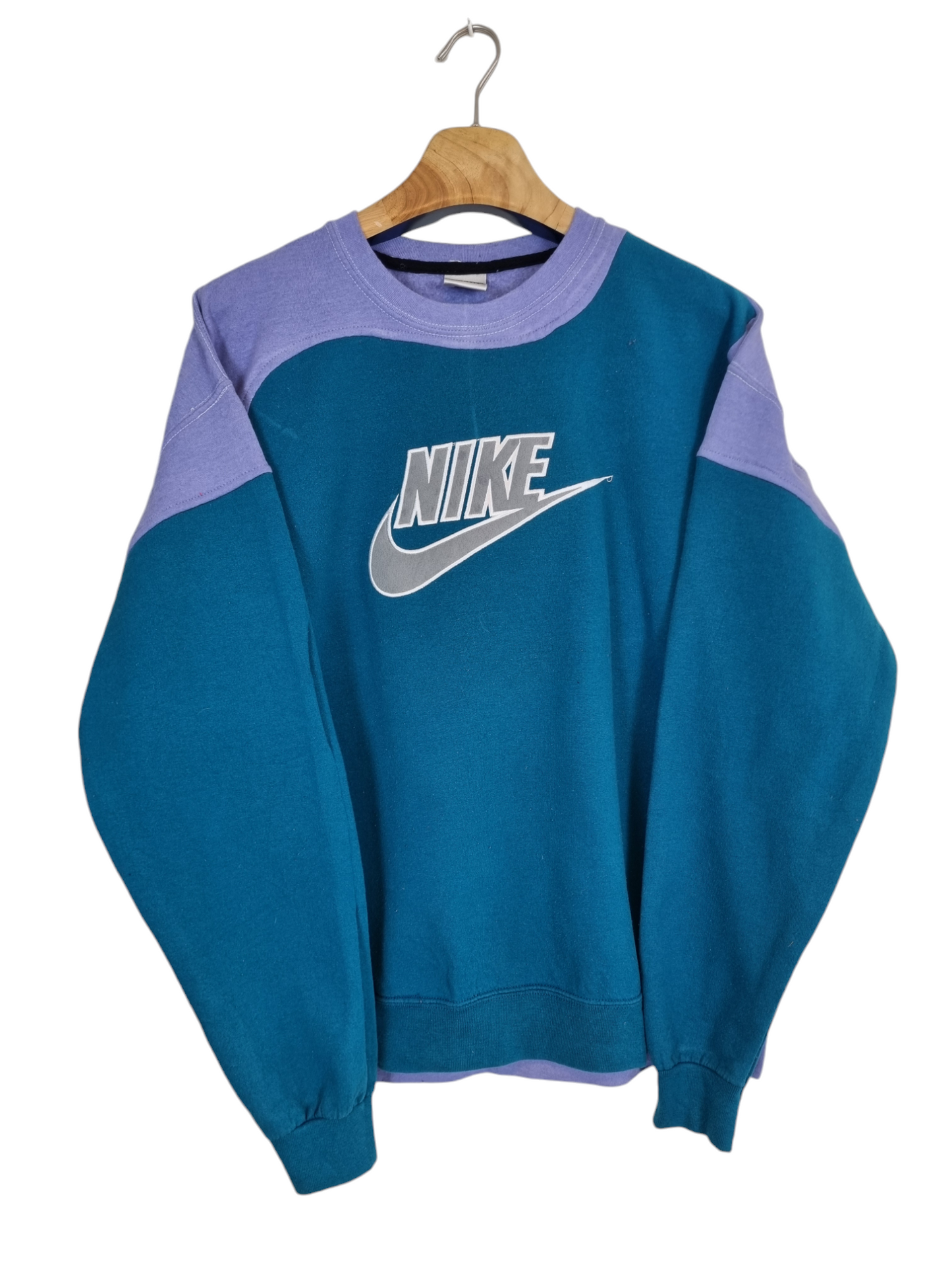 Nike 90s swoosh logo sweater maat  M