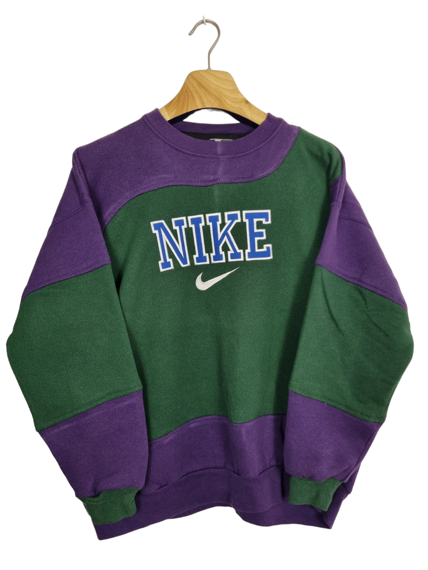 Nike 90s spell out sweater maat M