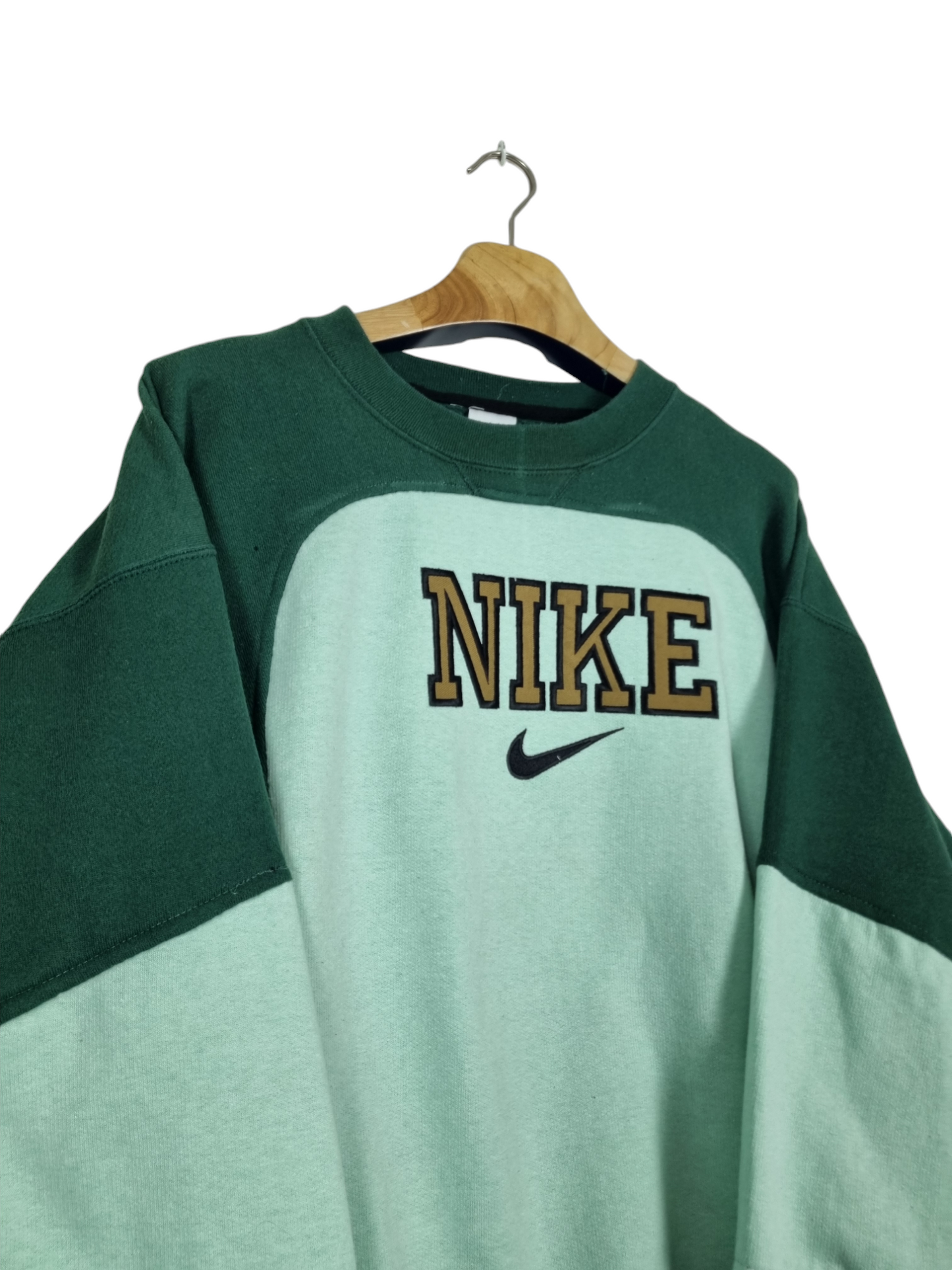 Nike 90s spell out sweater maat L