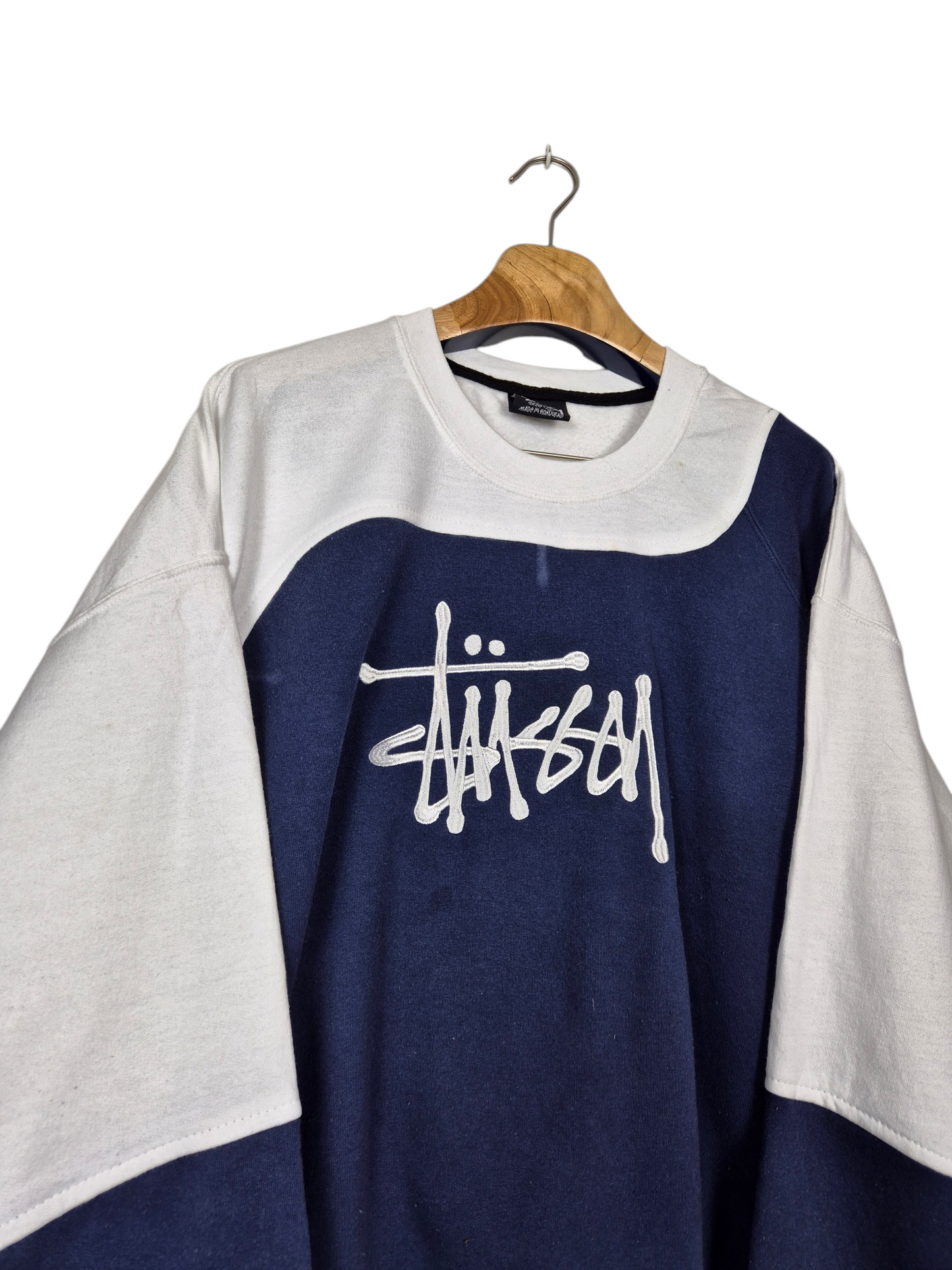 Stussy embroidered sweater maat XL