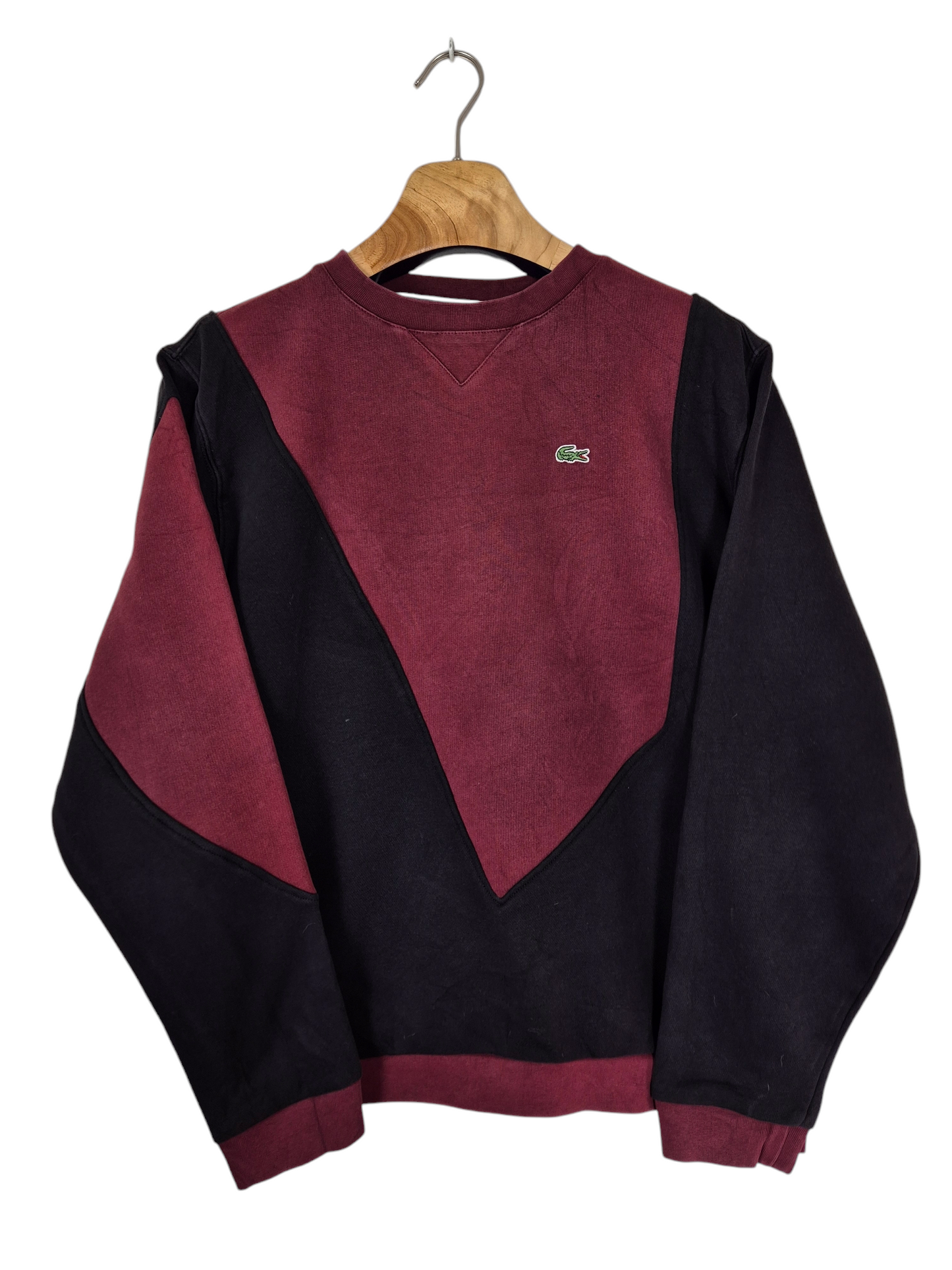 Lacoste chest logo sweater maat M