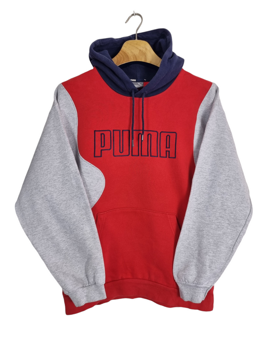 Puma embroidered d text hoodie maat S