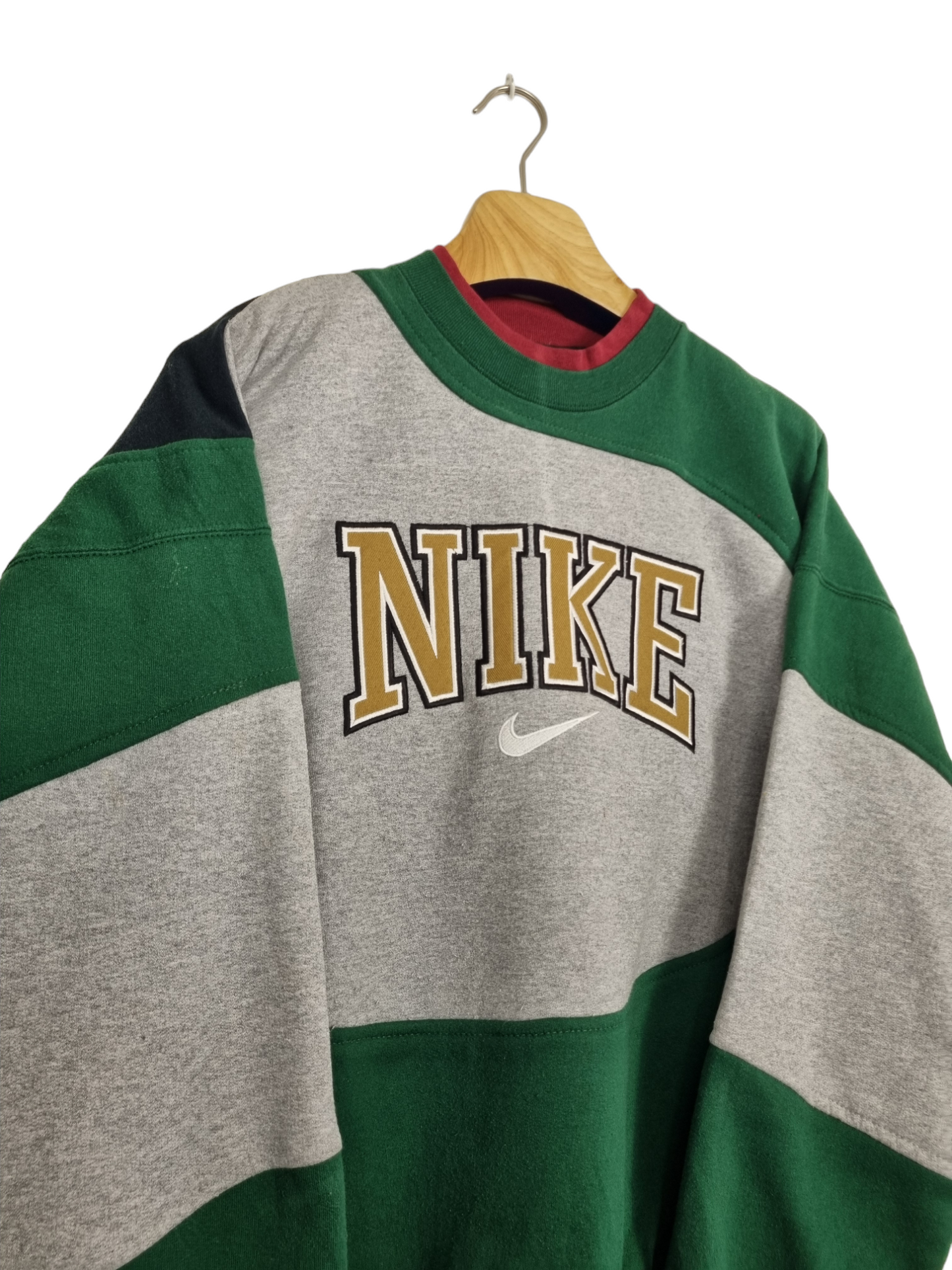 Nike 90s spell out sweater maat M