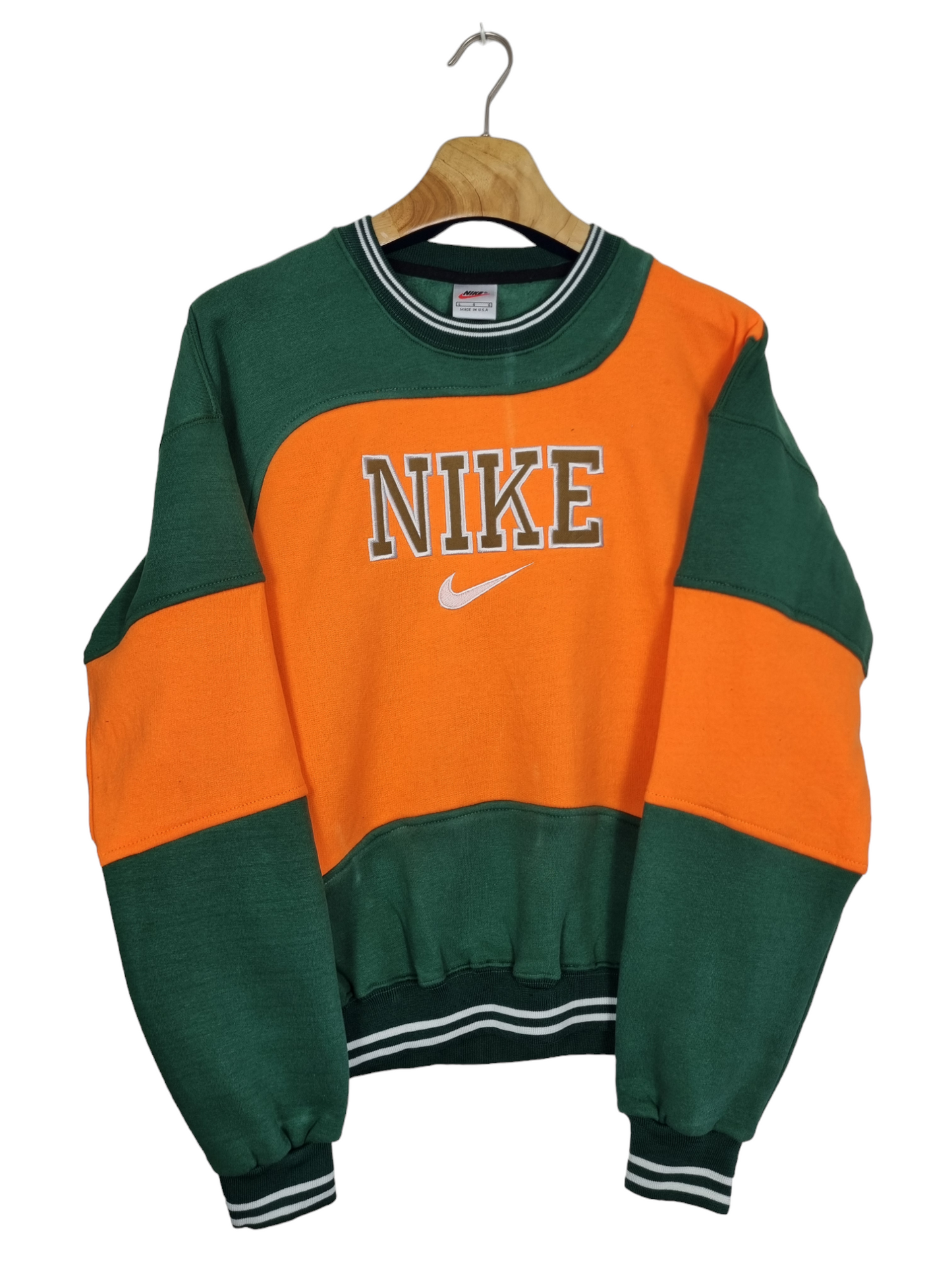 Nike 90s spell out sweater maat S